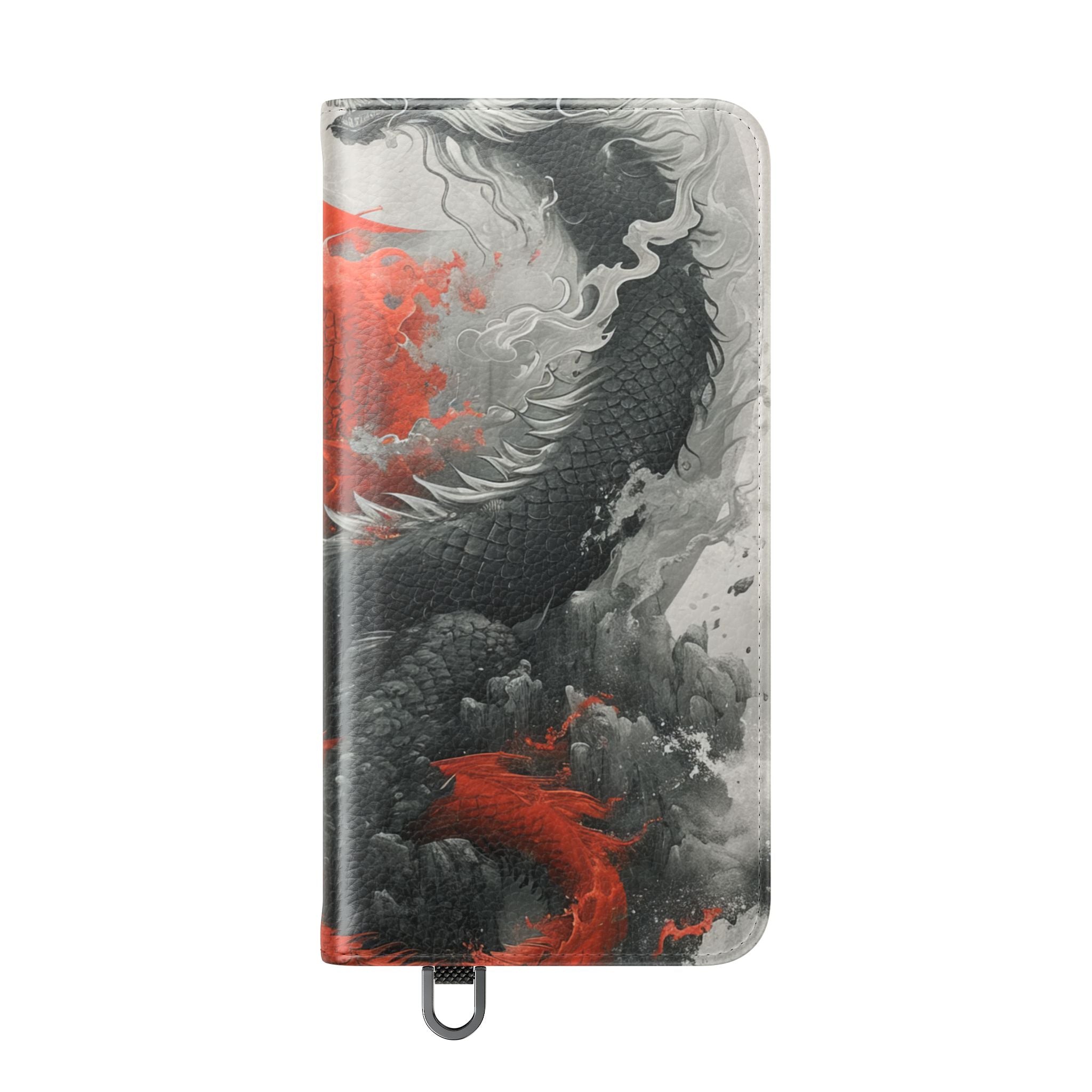 Twin Dragons Dance - Samsung S25 Case - Wallet