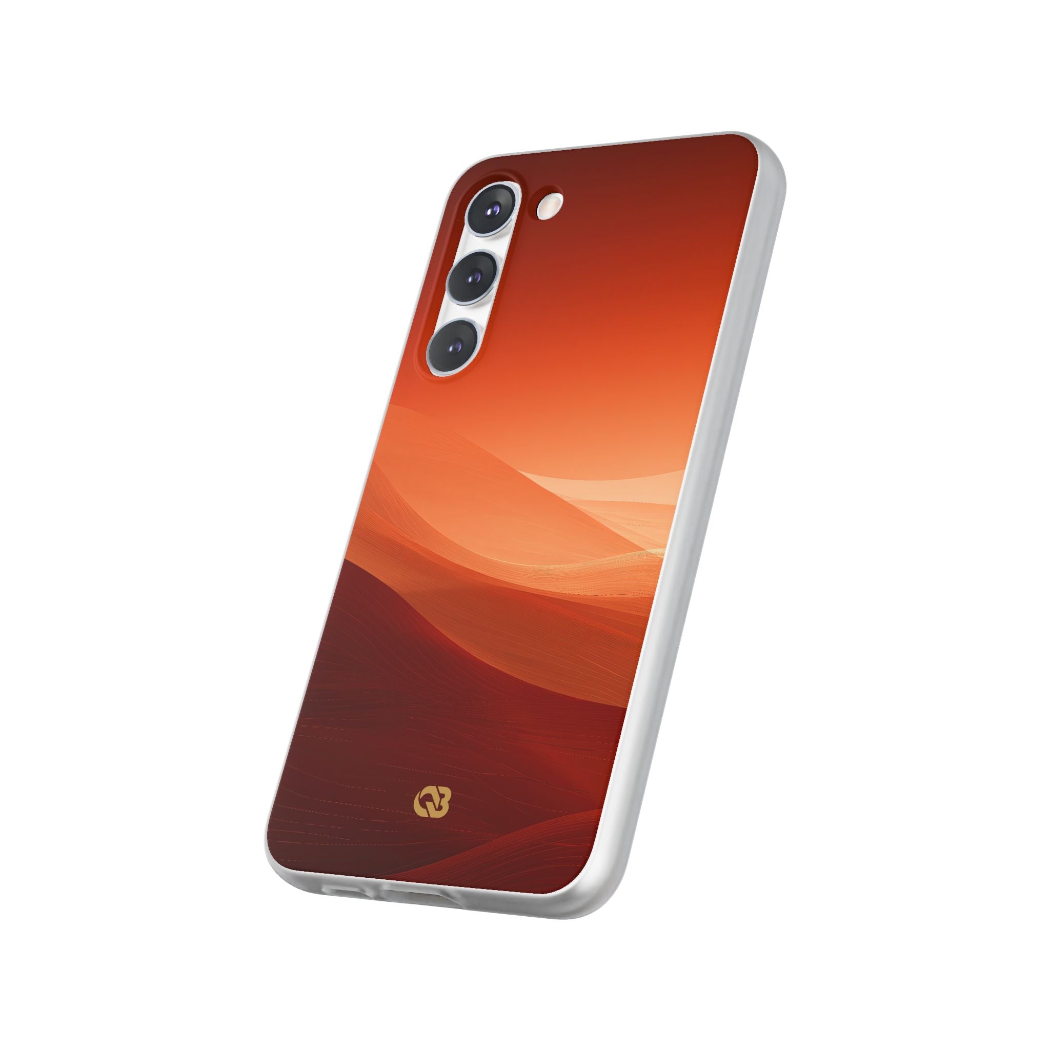 Orange Lite Phone Case for Samsung - Crimson Dune Gradient