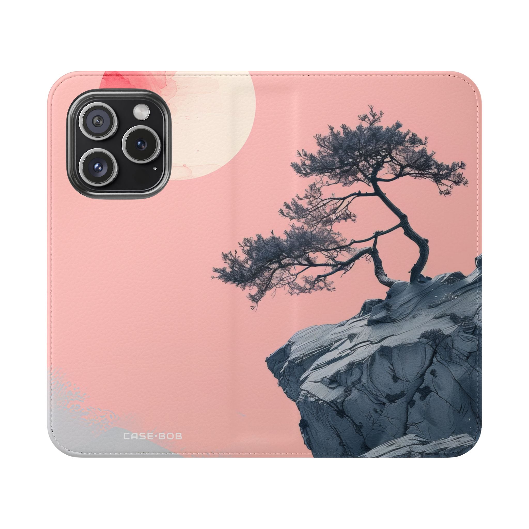 Vindblæst Klippe - iPhone 15 Pro Cover - Pung