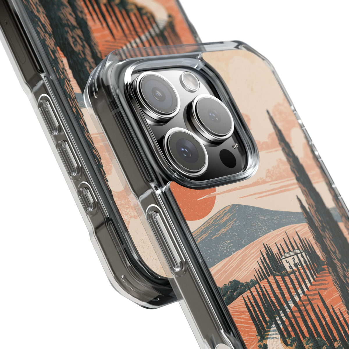 Orange Impact MagSafe Phone Case for iPhone - Terracotta Ridge Trail