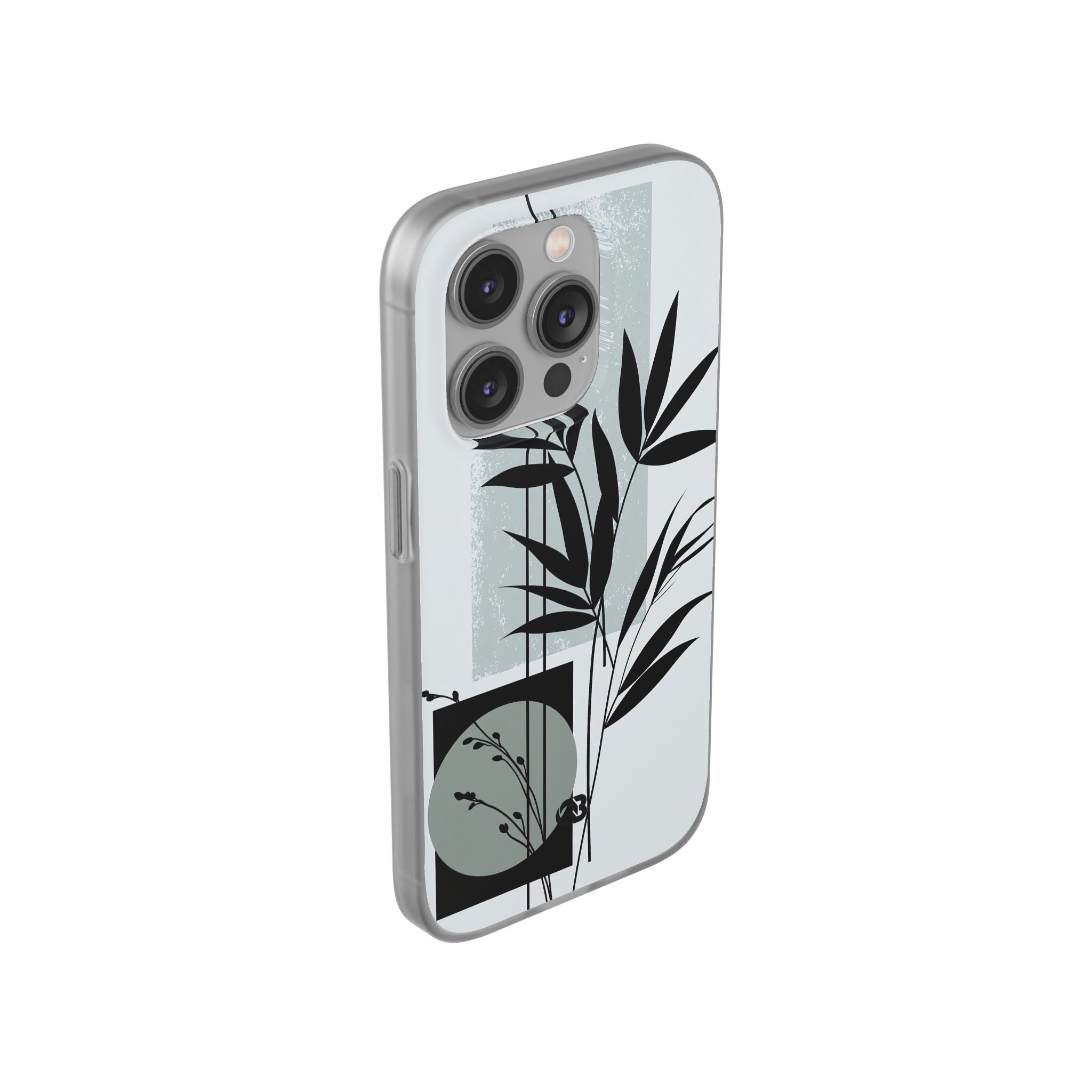 Grey Lite Phone Case for iPhone - Sage Bamboo Noir
