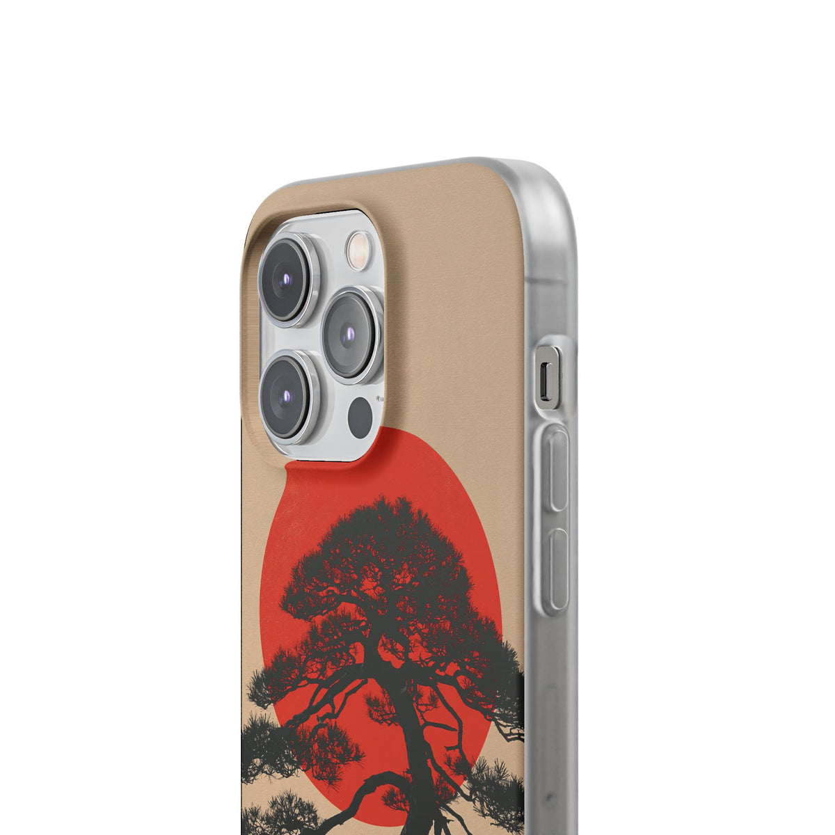 Crimson Pine Solitude · Lite Phone Case for iPhone · Beige