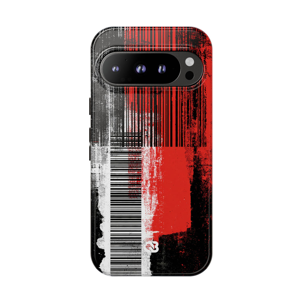 Distorted Barcode · Tough Phone Case for Pixel · Black