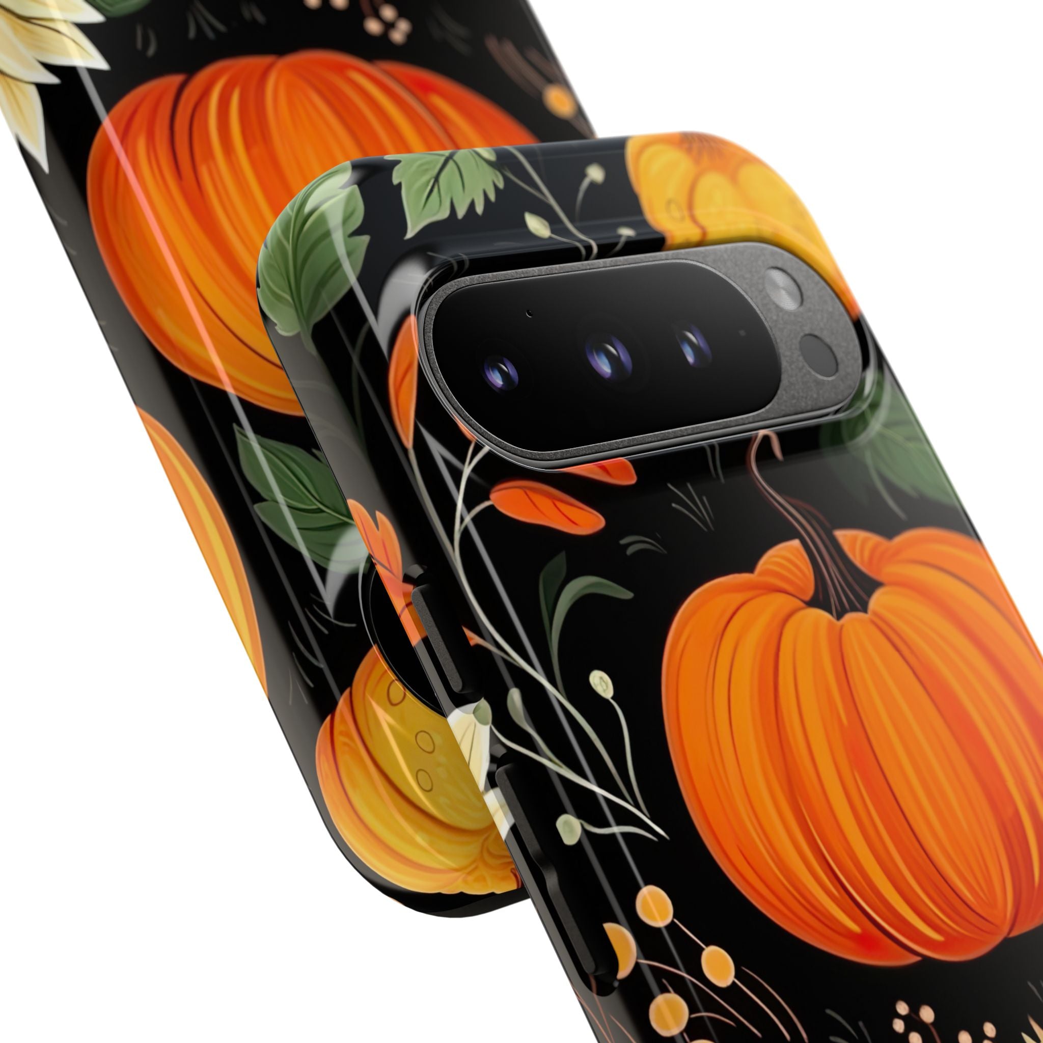 Pumpkin Glow Google Pixel 9 Pro Case - Tough