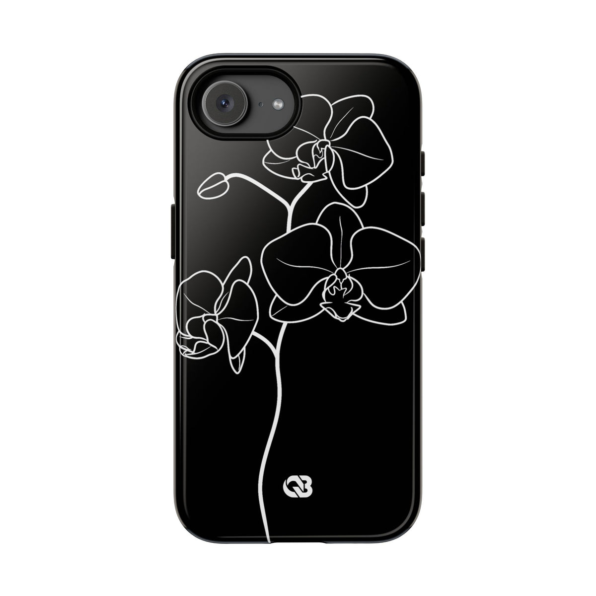 Midnight Orchid · Tough Phone Case for iPhone · Black