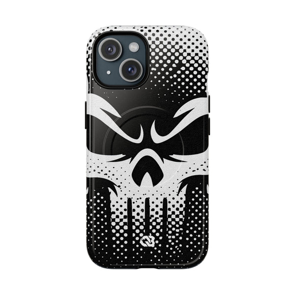 Phantom Halftone · Tough 2.0 Magnetic Phone Case for iPhone · Black
