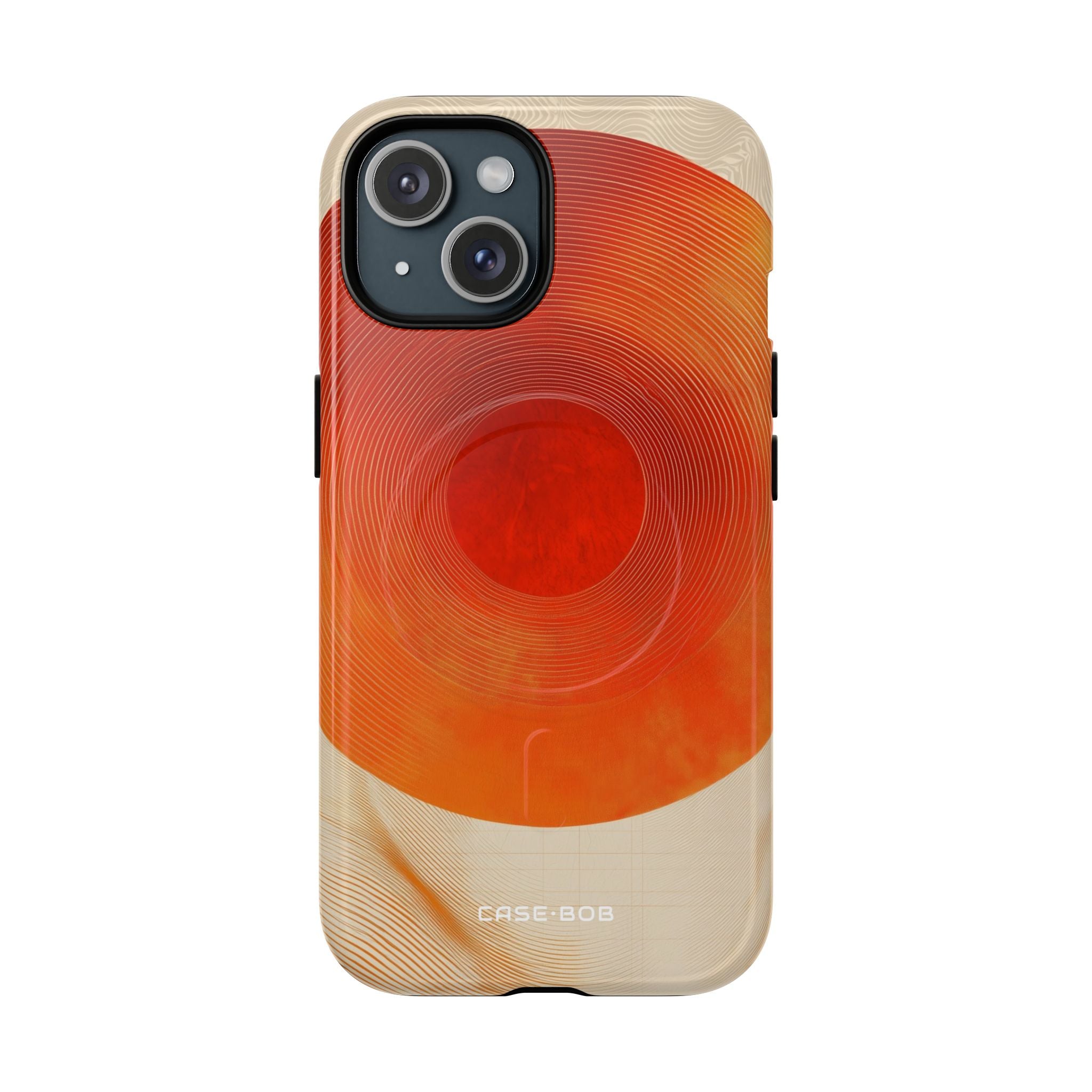Sunburst Swirl iPhone 15 Skal - Tough+