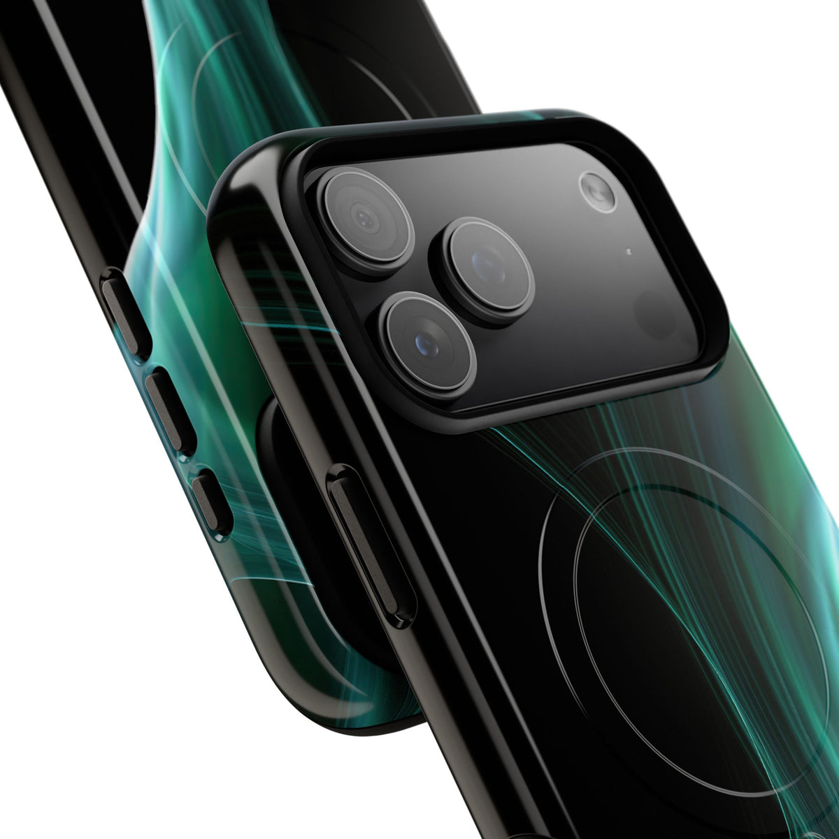 Emerald Lumen · Tough 2.0 Magnetic Phone Case for iPhone · Green