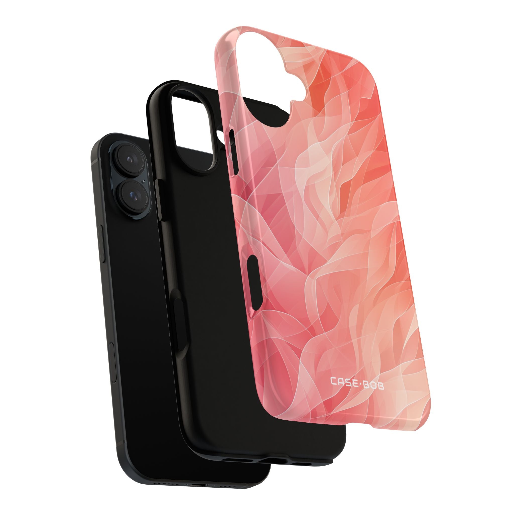 Coral Cascade iPhone 16 Plus Case - Tough
