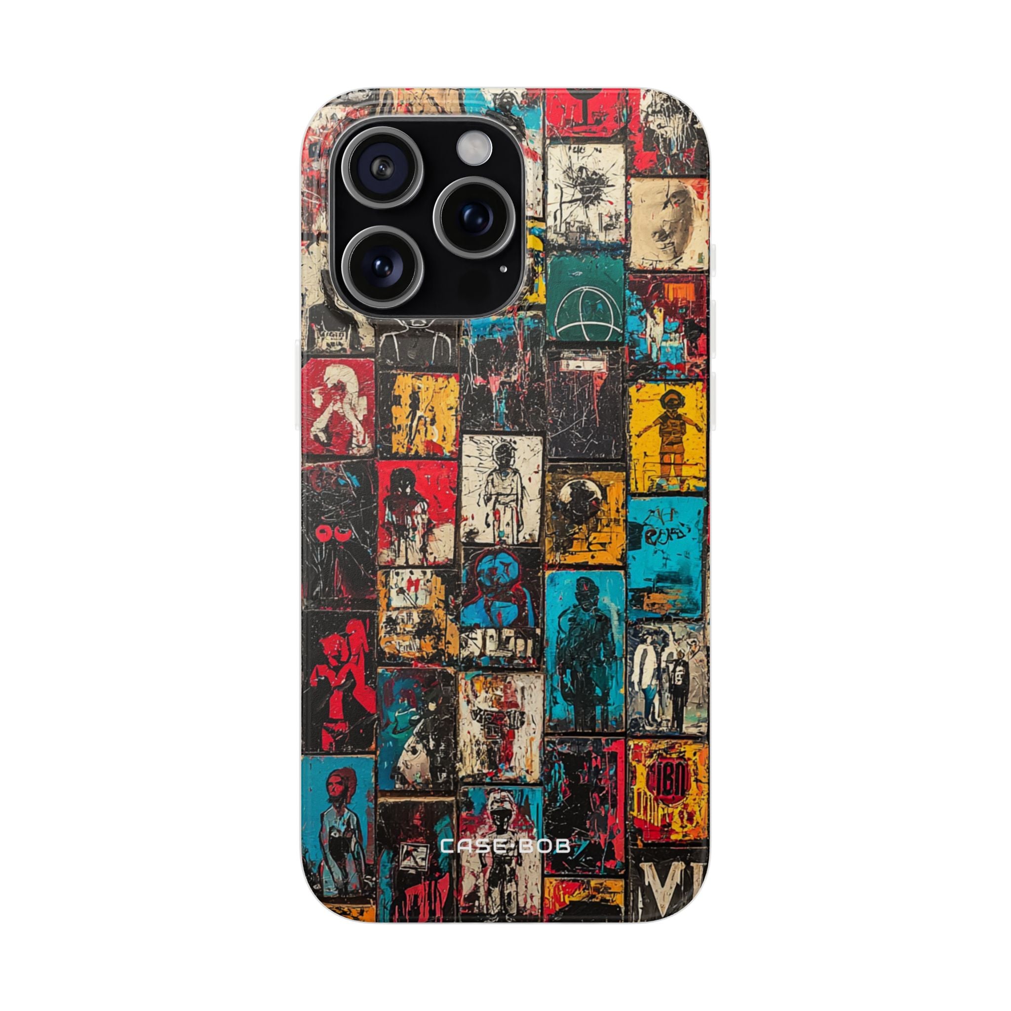 Figured Grid iPhone 15 Pro Max Case - Soft