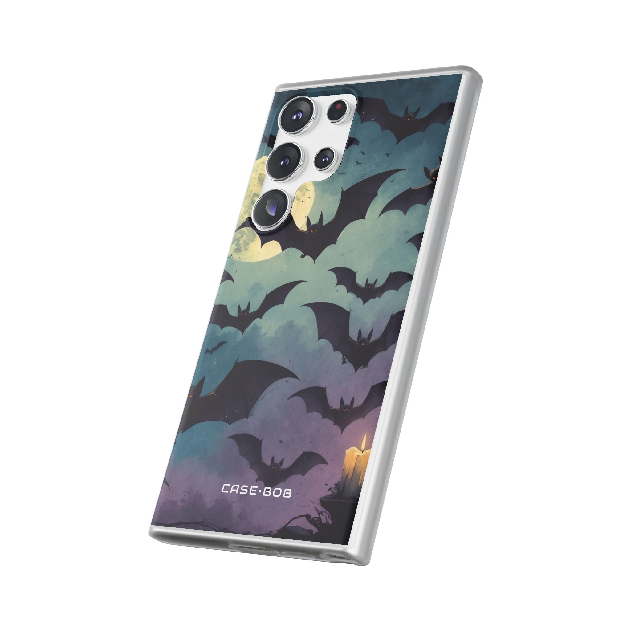 Lysande fladdermus-svärm Samsung S23 Ultra Skal - Mjukt