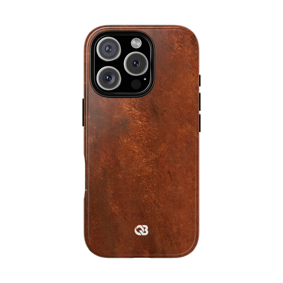 Orange Tough Phone Case for iPhone - Oxidized Iron Crust