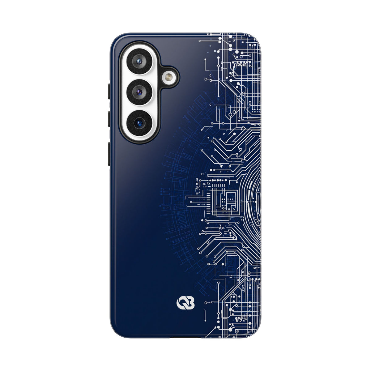 Blue Tough Phone Case for Samsung - Cobalt Circuit Logic