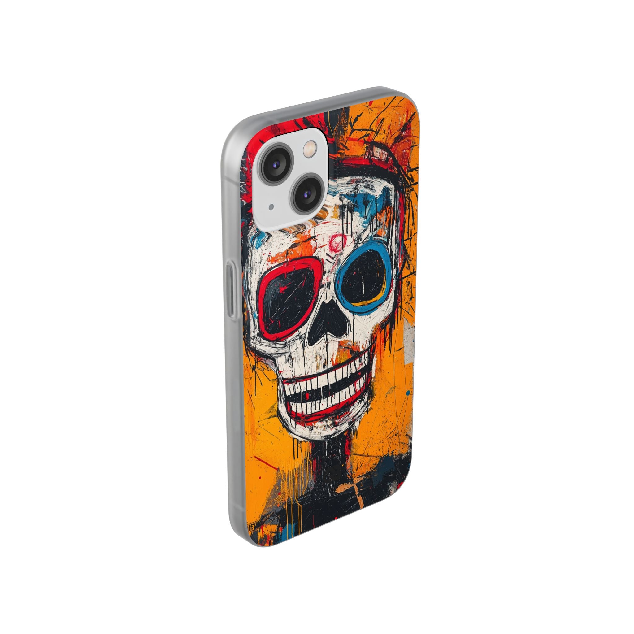 Vivid Graffiti Skull · Soft Custodia per iPhone