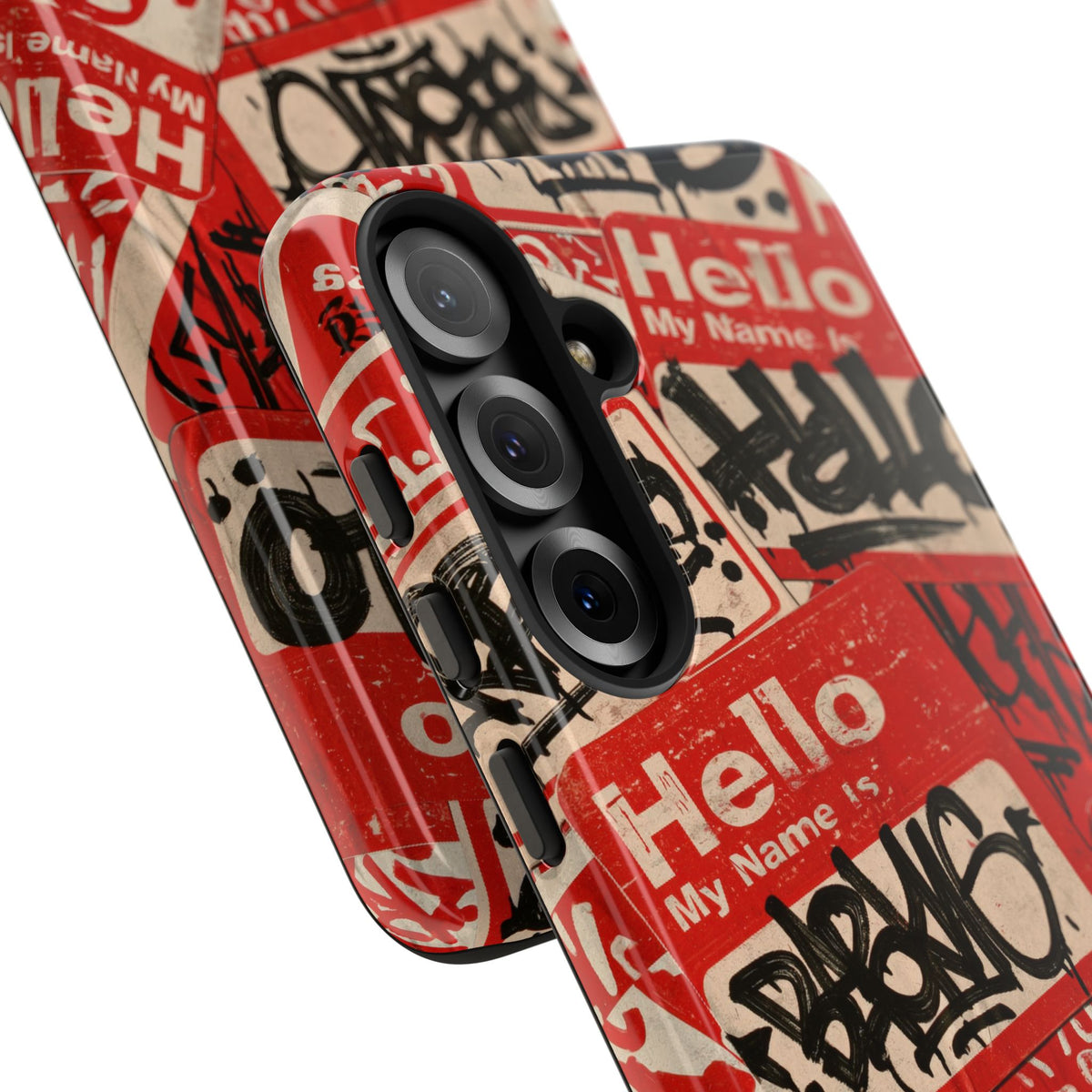 Slap Tag Collage · Tough Phone Case for Samsung · Red