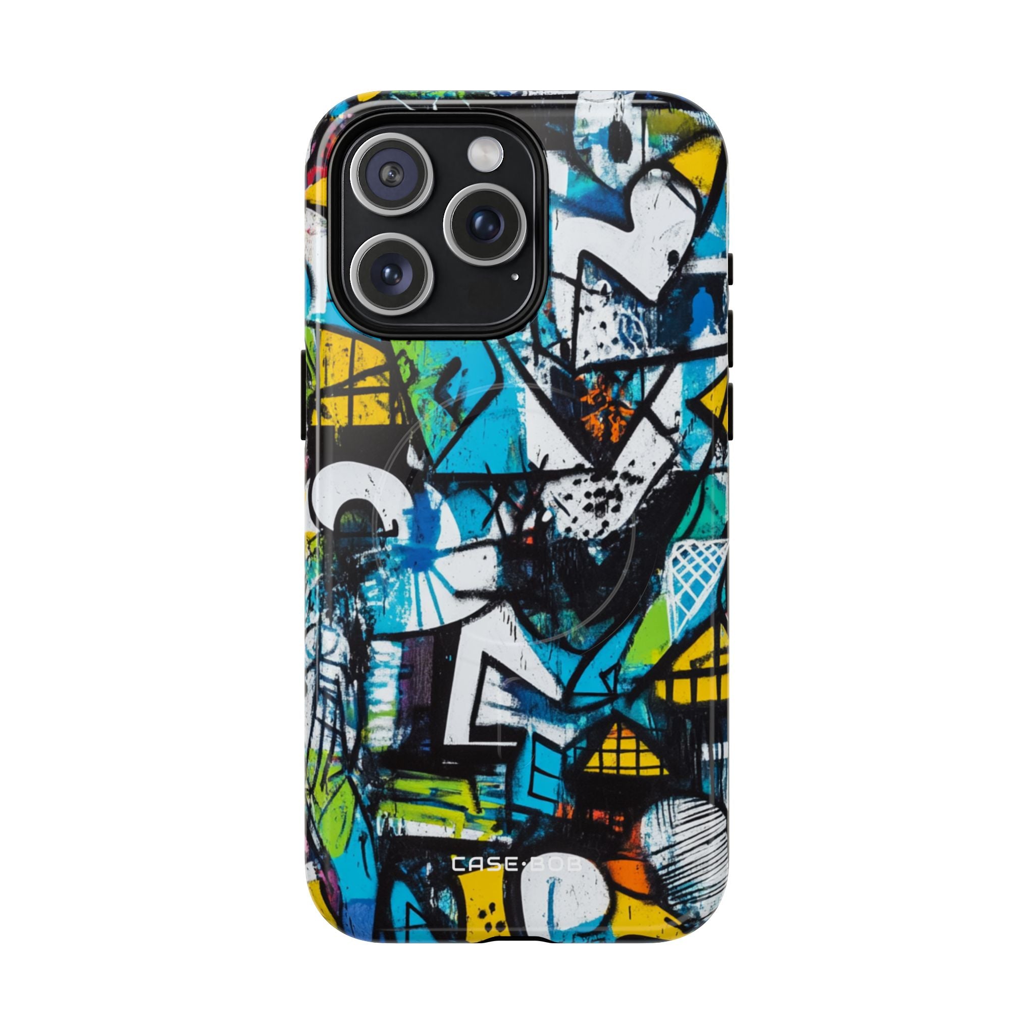 Weißes Ripple Drift iPhone 15 Pro Max Case - Tough+