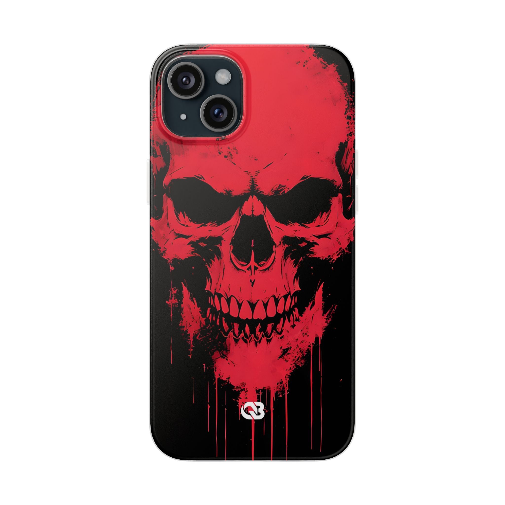 Crimson Street Skull · Soft Custodia per iPhone