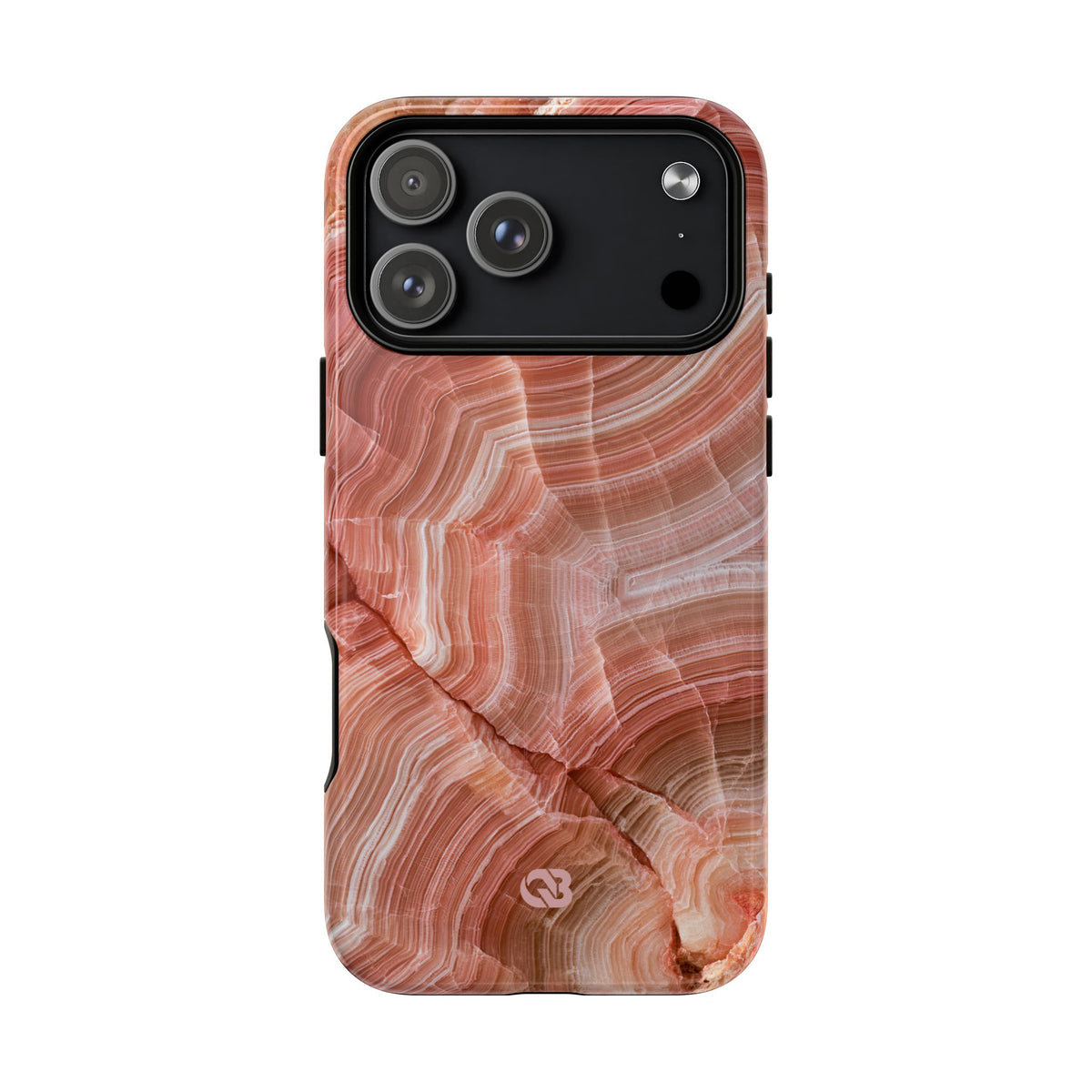 Blushing Rose Strata · Tough 2.0 Magnetic Phone Case for iPhone · Pink