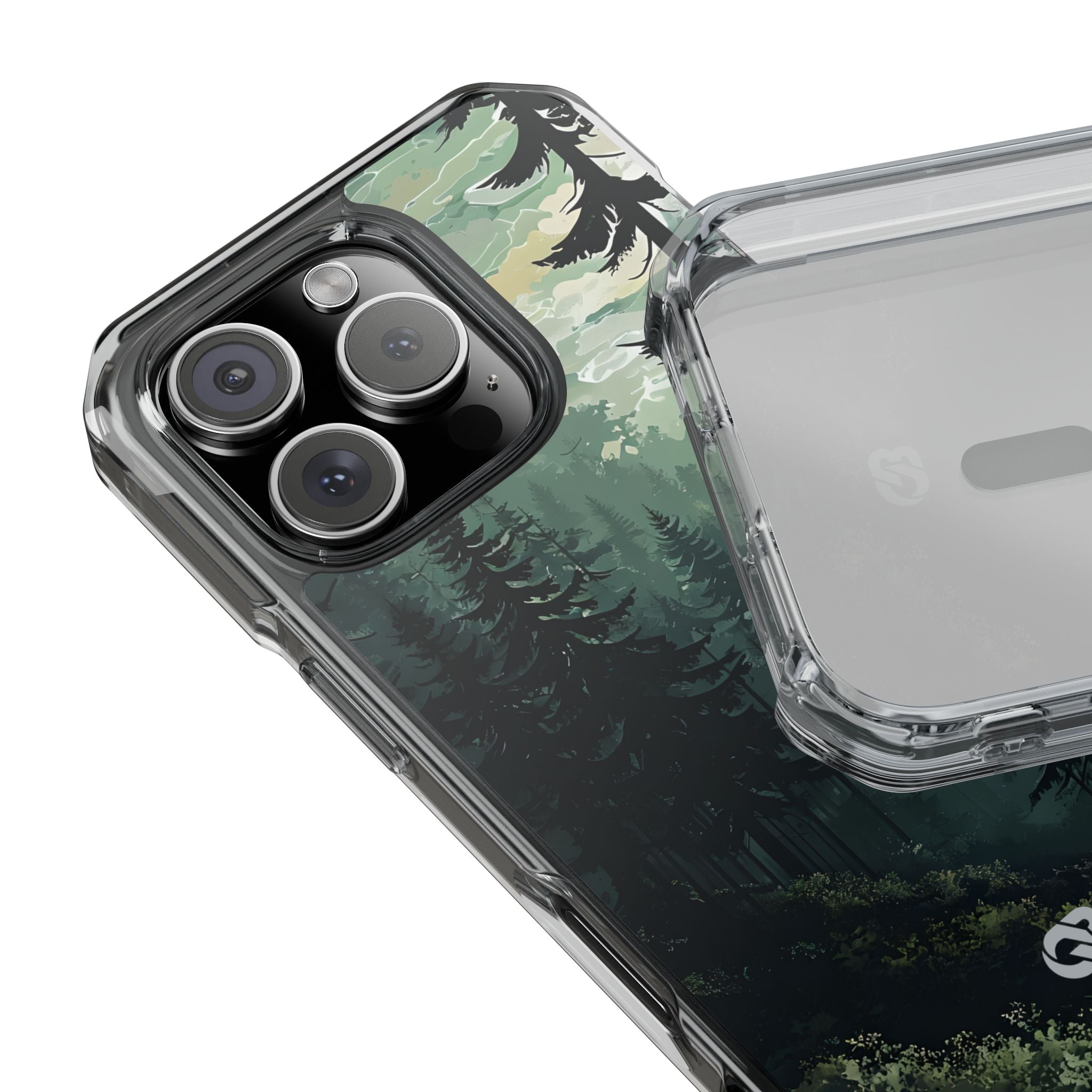 Misty Pine Shadow · Impact Phone Case for iPhone · Magsafe