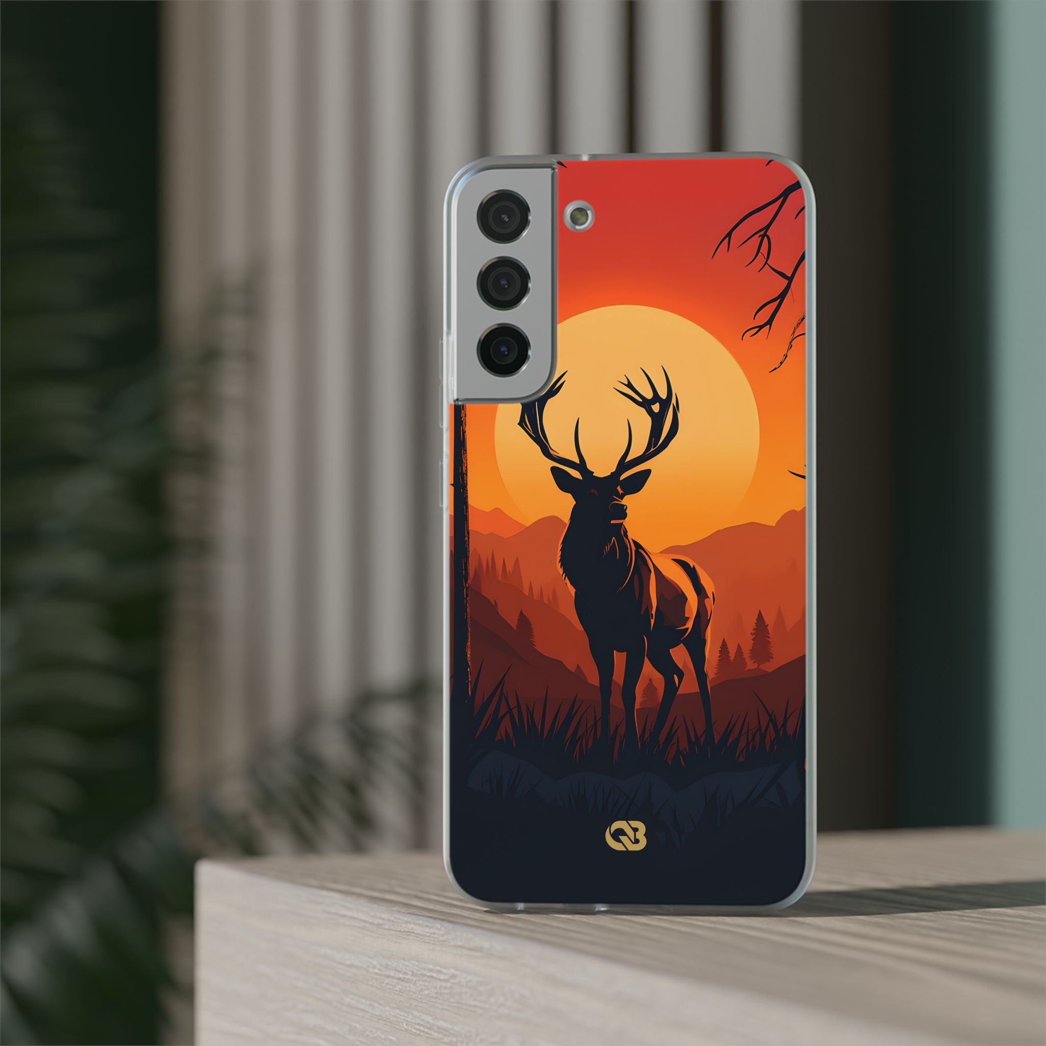 Amber Ridge Stag · Soft Phone Case for Samsung