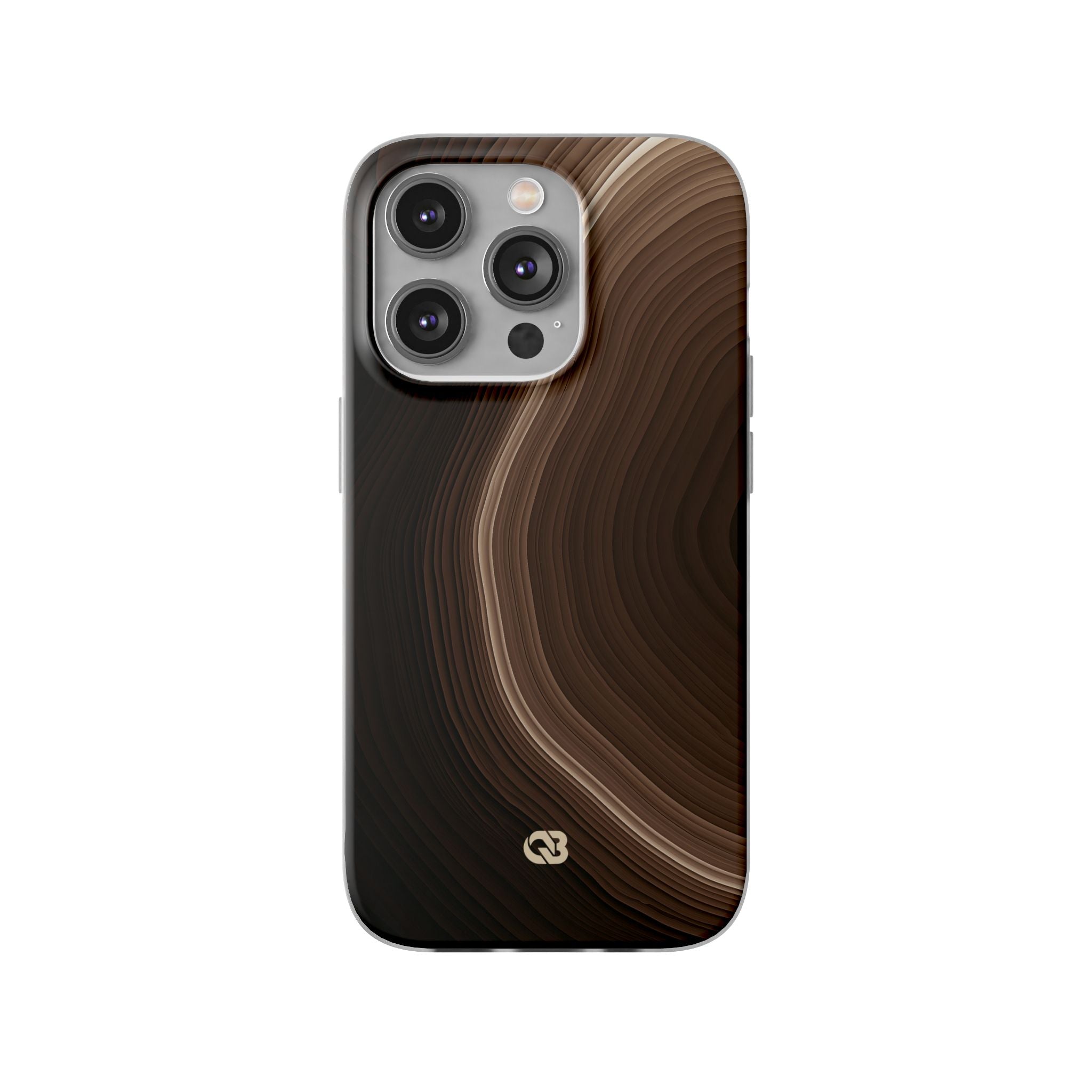Brown Lite Phone Case for iPhone - Bronzed Canyon Relief