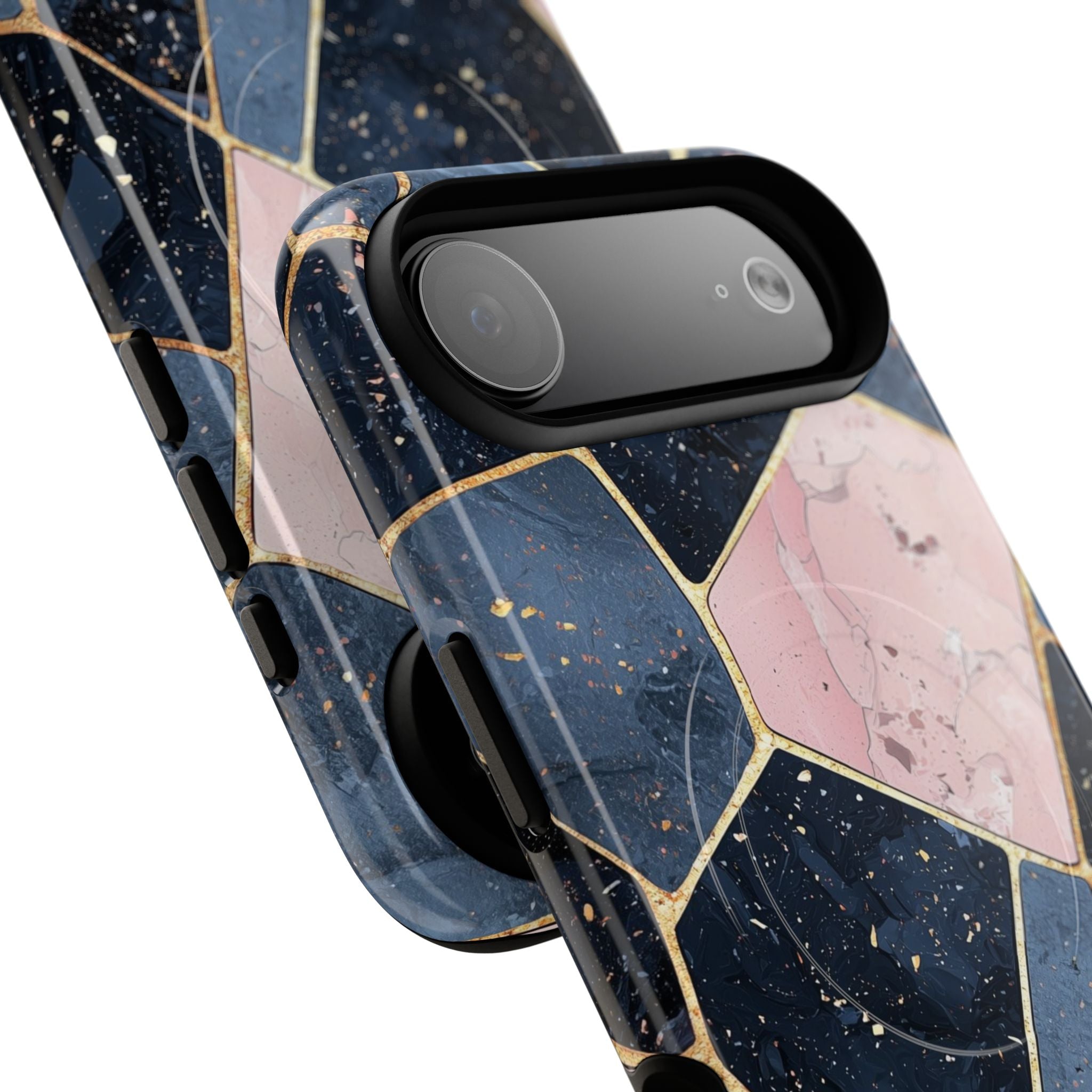 Golden Mosaic iPhone 17 Air Case - Tough+ - CASE•BOB