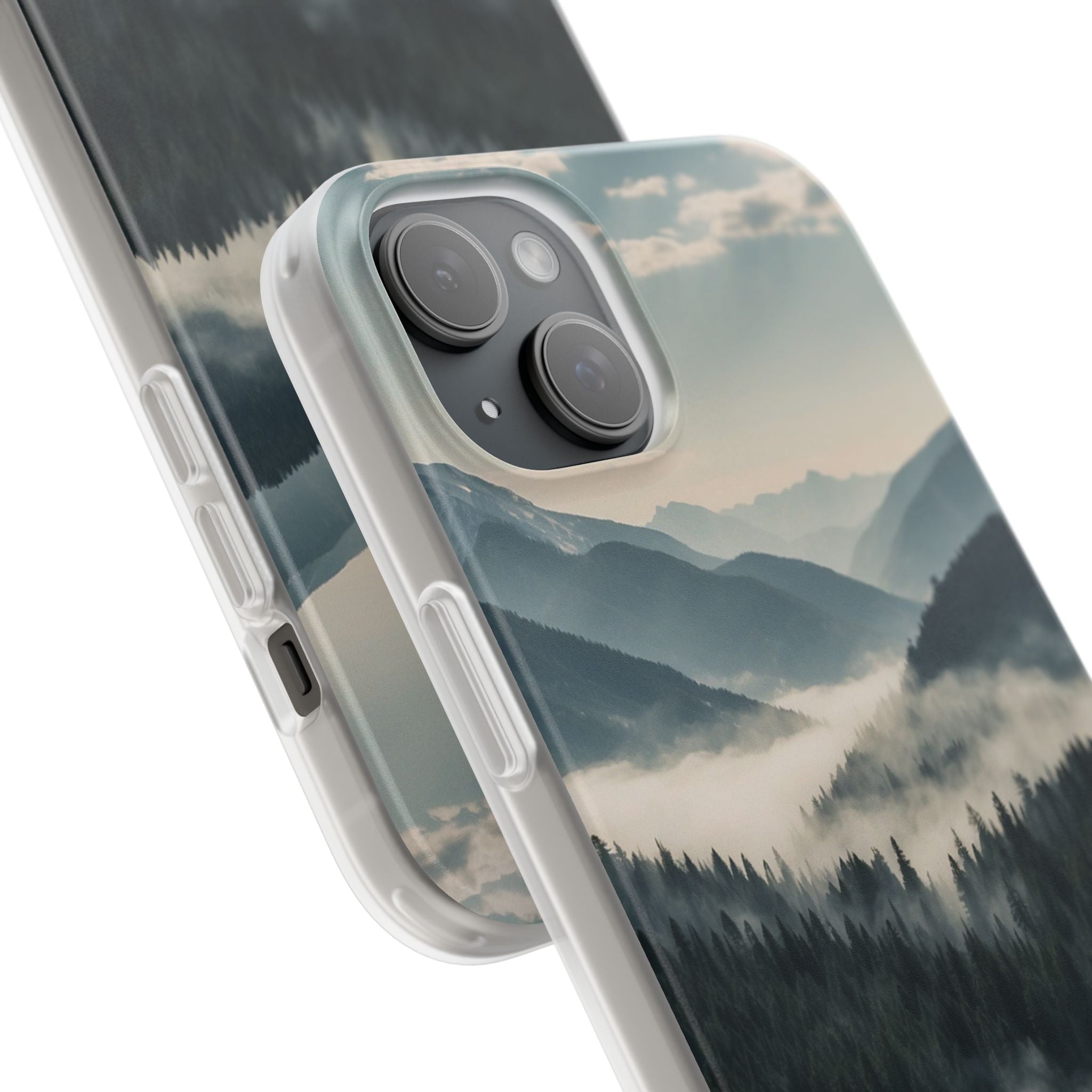 Evergreen Mist iPhone 15 Plus Case - Soft