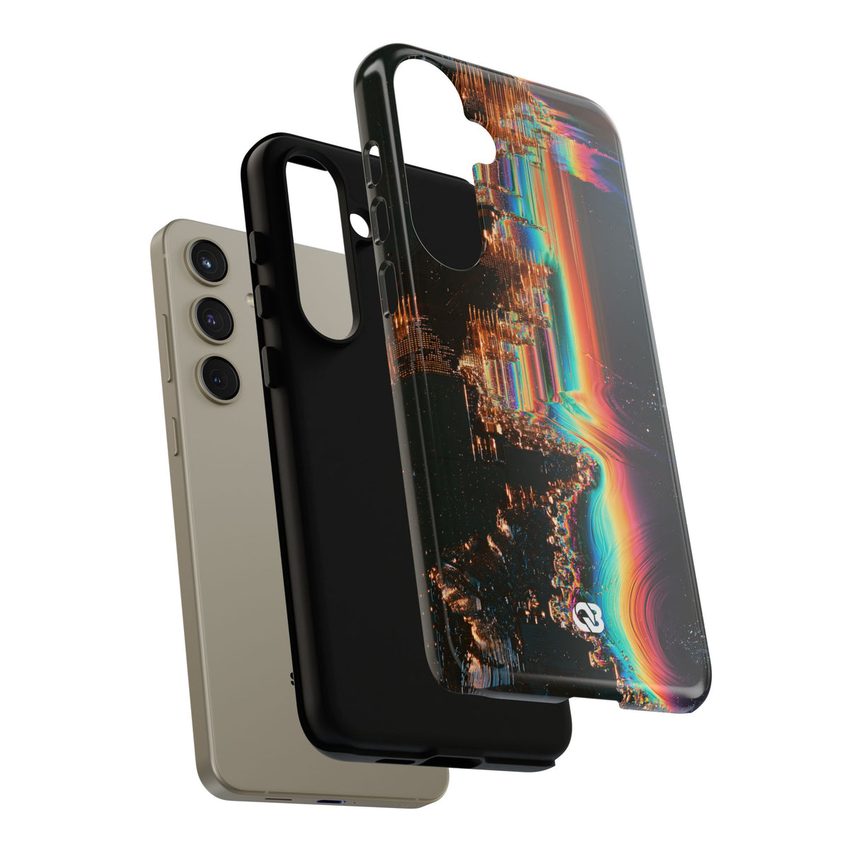 Prismatic Circuit · Tough Phone Case for Samsung · Black