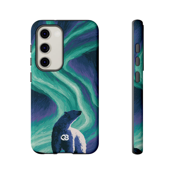 Arctic Aurora Bear · Tough Phone Case for Samsung · Teal