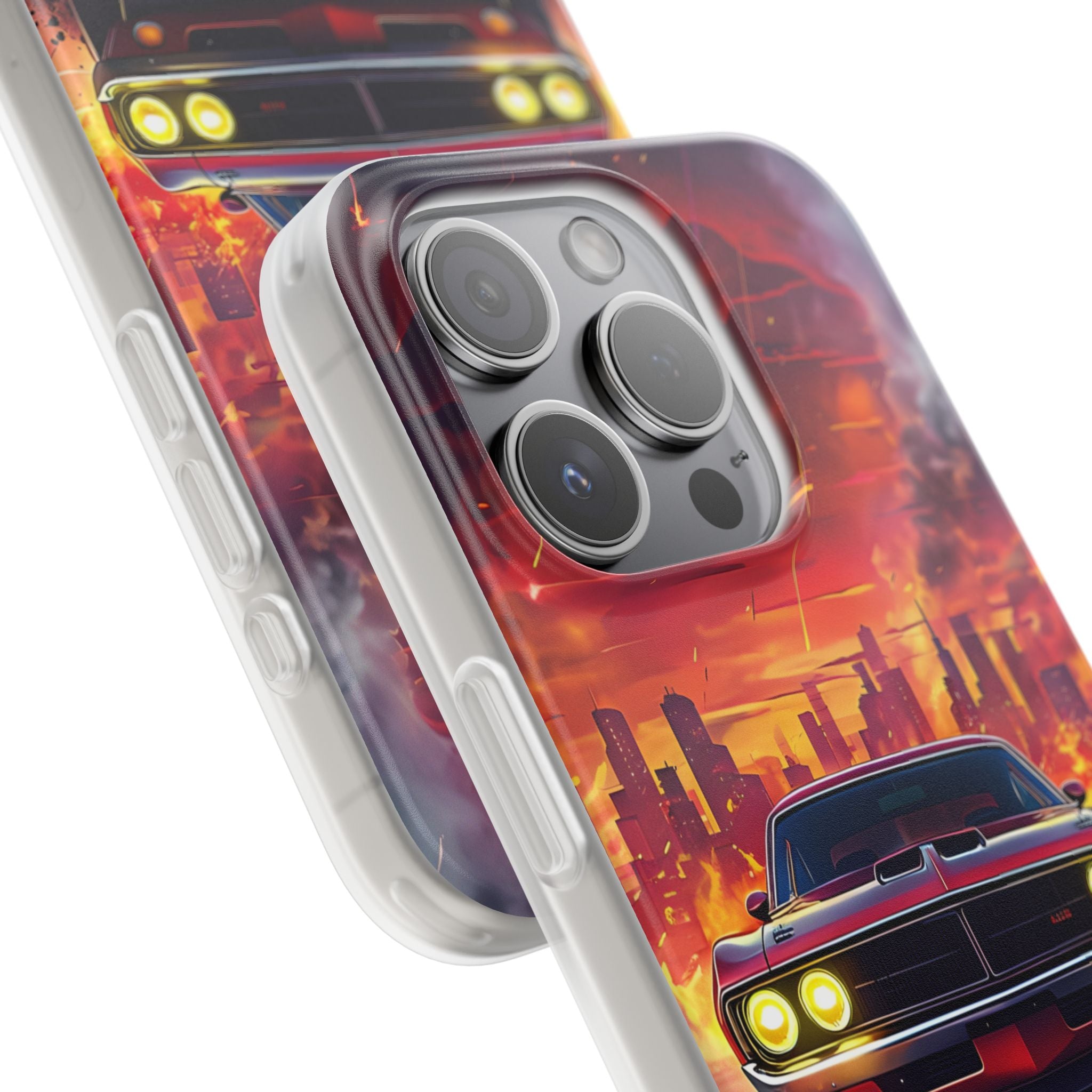 Corrida Cidade Inferno · Capa de Telefone Soft para iPhone