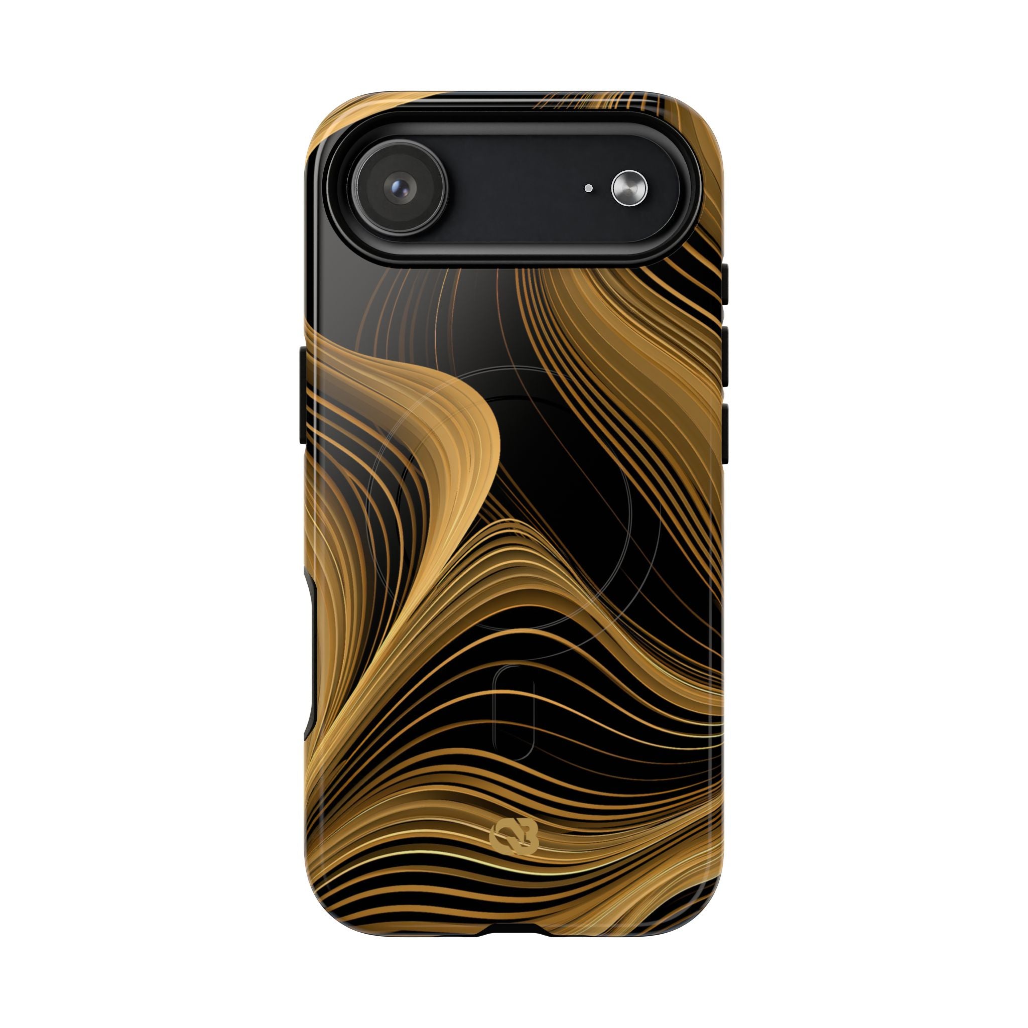 Gold Tough 2.0 Magsafe Phone Case for iPhone - Molten Copper Strands