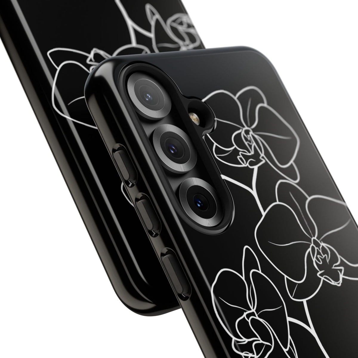 Midnight Orchid · Tough Phone Case for Samsung · Black
