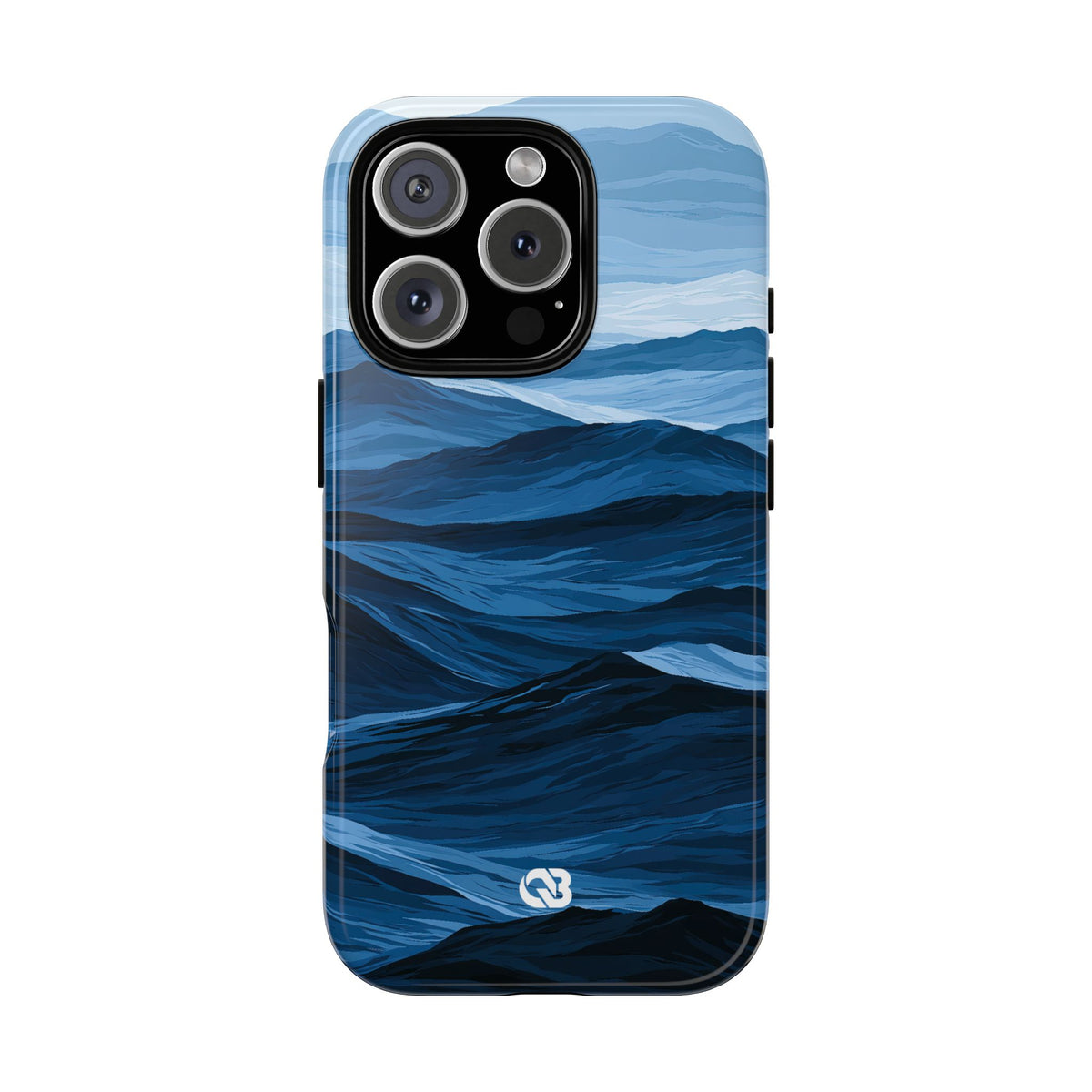 Cerulean Ridges · Tough Phone Case for iPhone · Blue