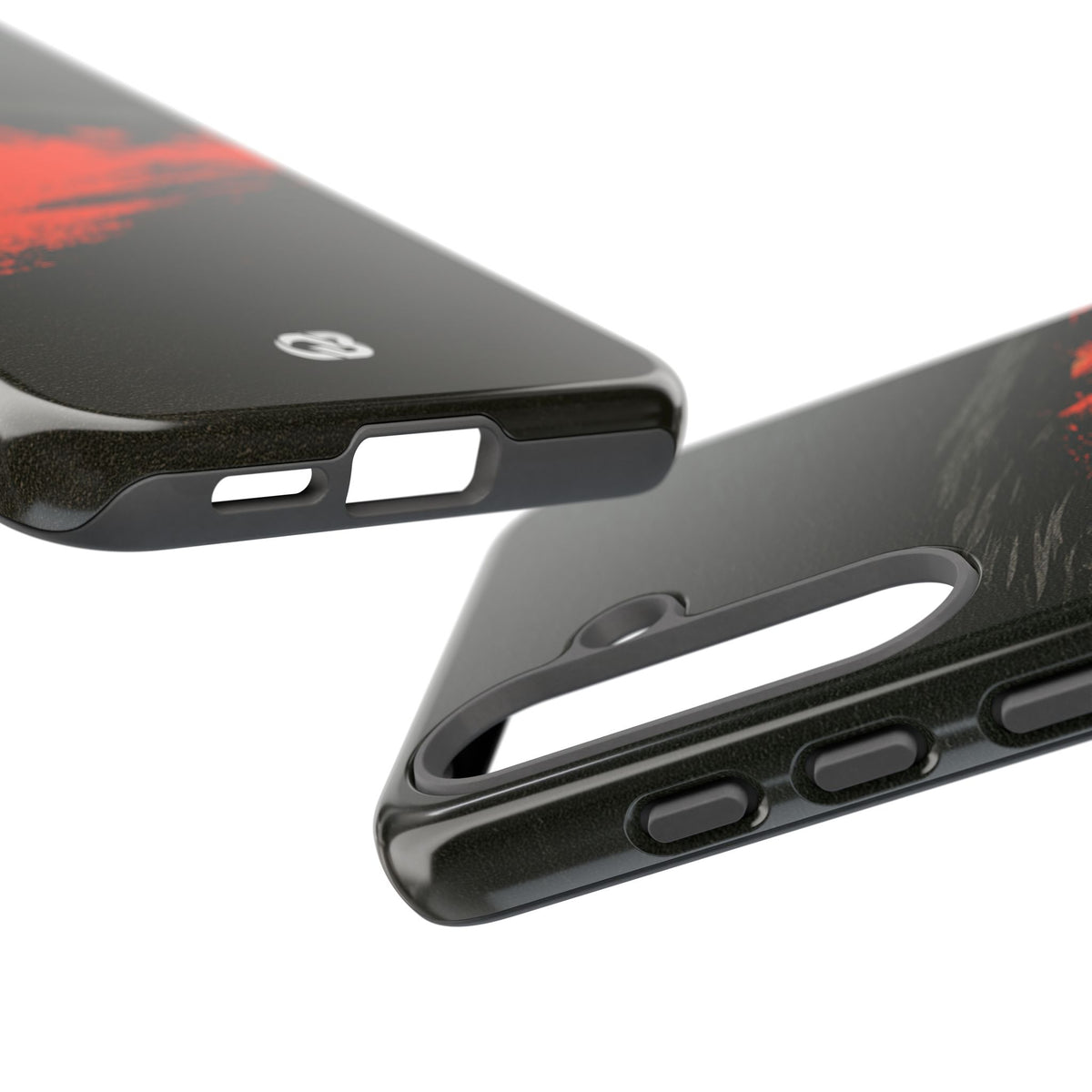 Crimson Raptor Noir · Tough Phone Case for Samsung · Black