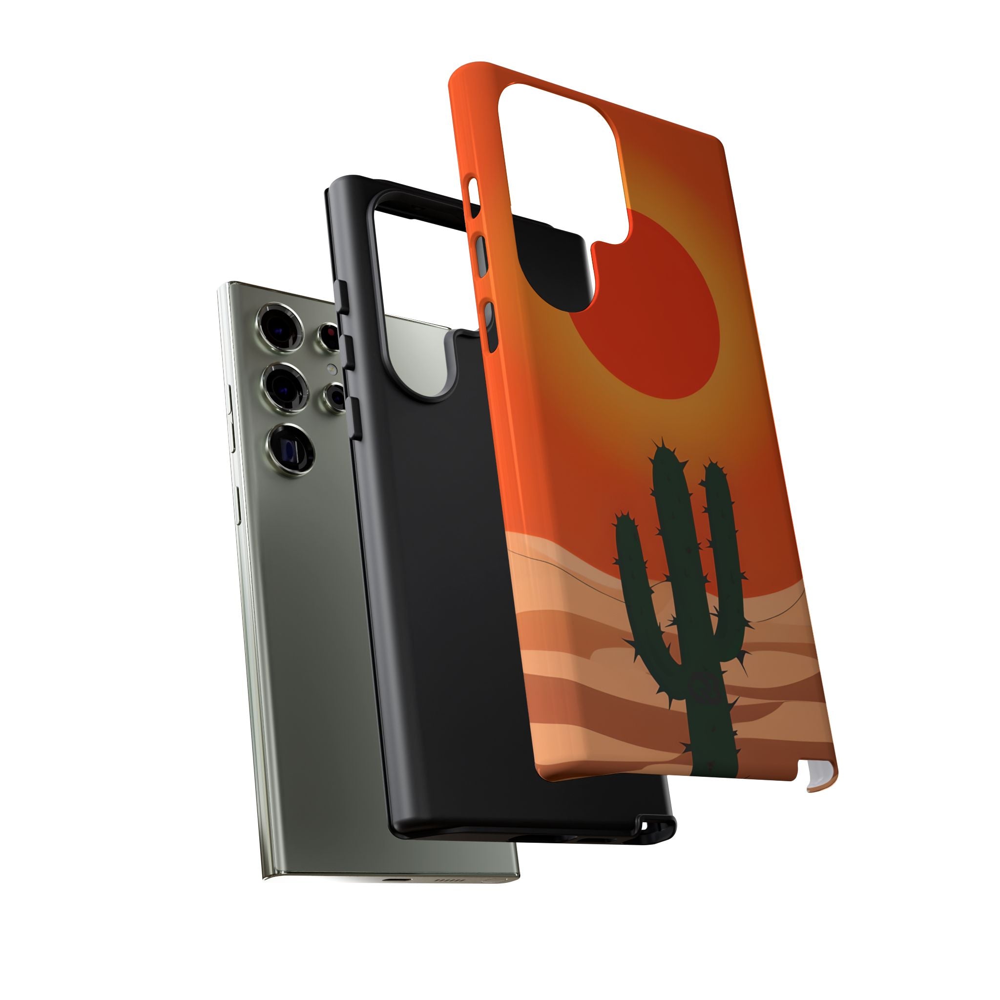 Scorched Saguaro Sunset · Tough Phone Case for Samsung