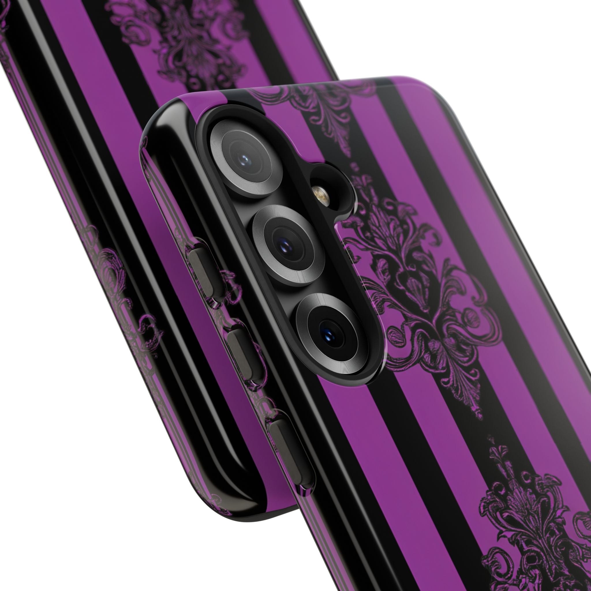 Damask Elegance Lila Samsung S25 Case - Tough