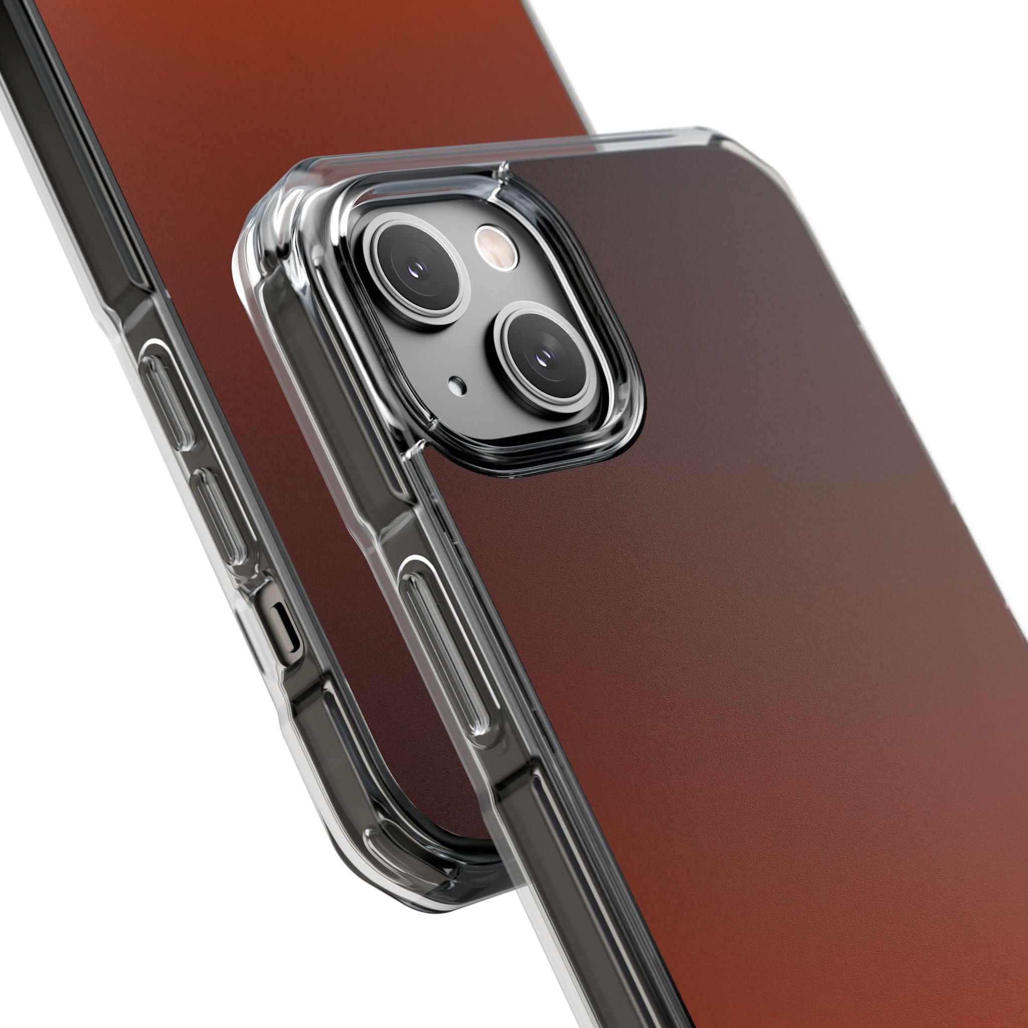 Orange Impact MagSafe Phone Case for iPhone - Obsidian Ember Fade