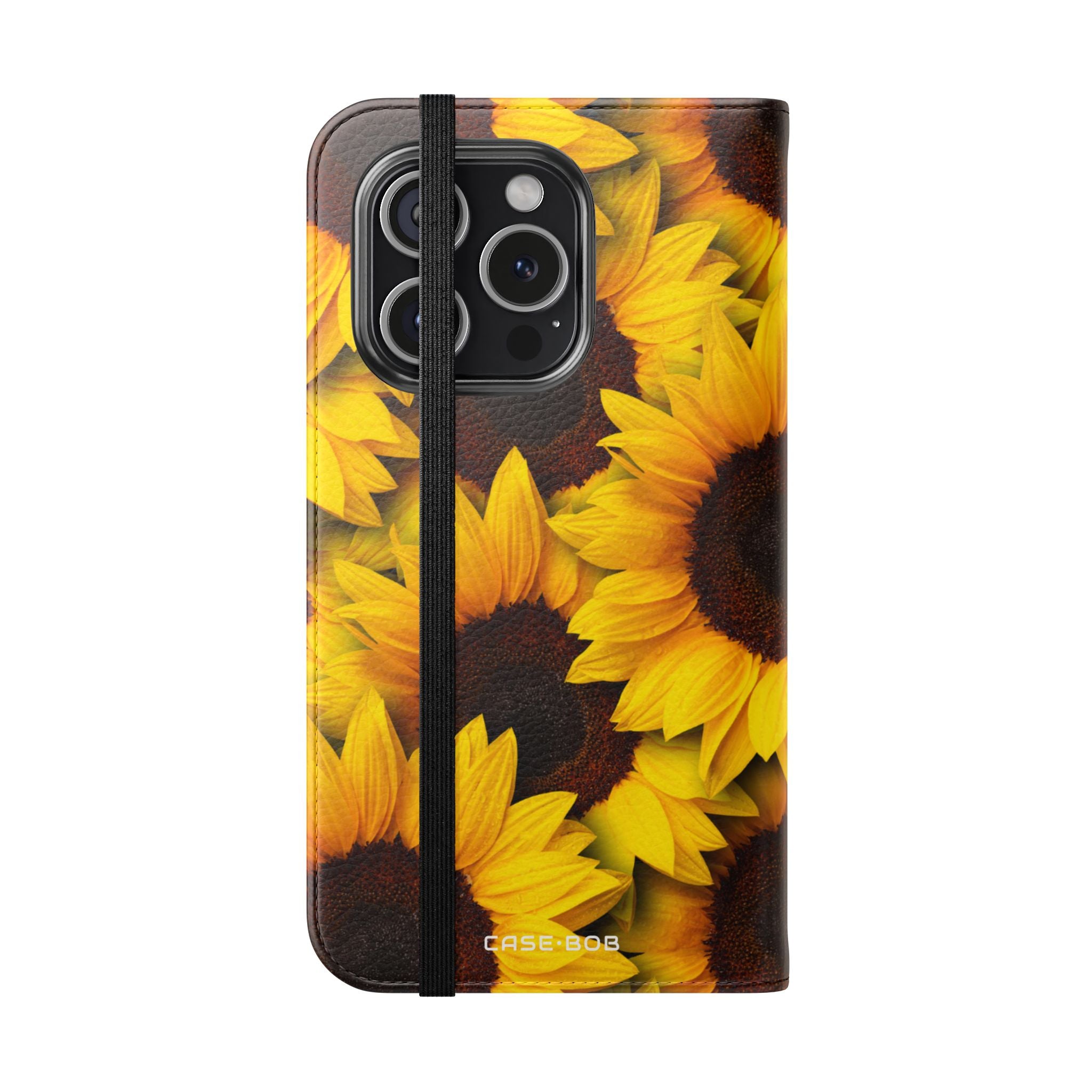 Zonnebloemstraling - iPhone 15 Pro Case - Portemonnee