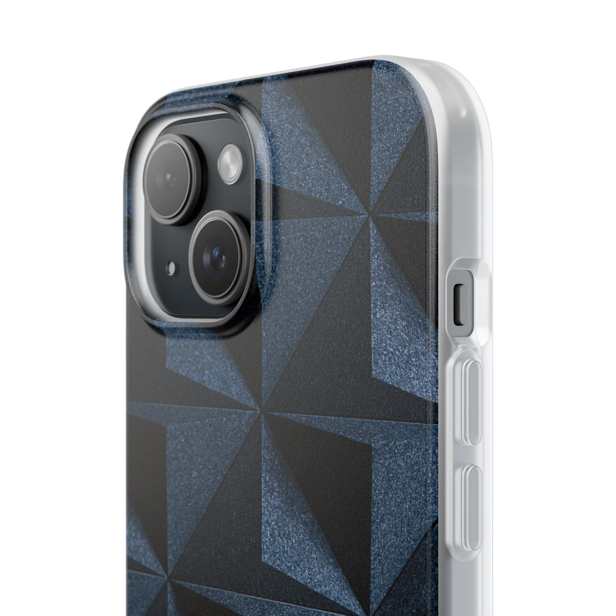 Faceted Slate · Lite Phone Case for iPhone · Blue