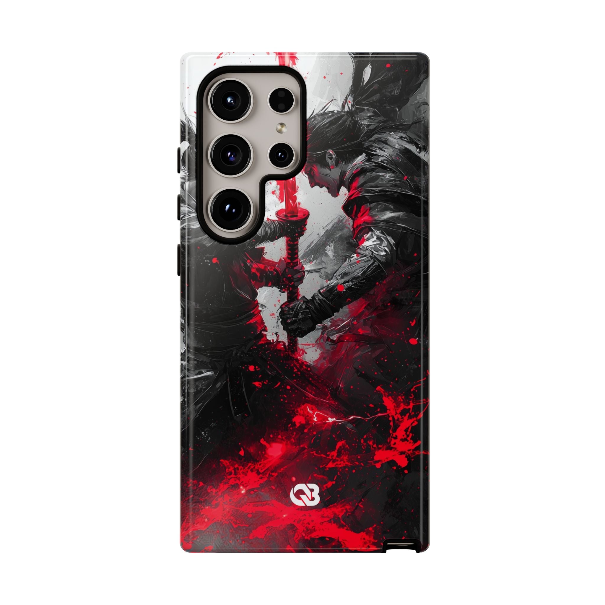 Shattered Crimson Duel · Tough Phone Case for Samsung