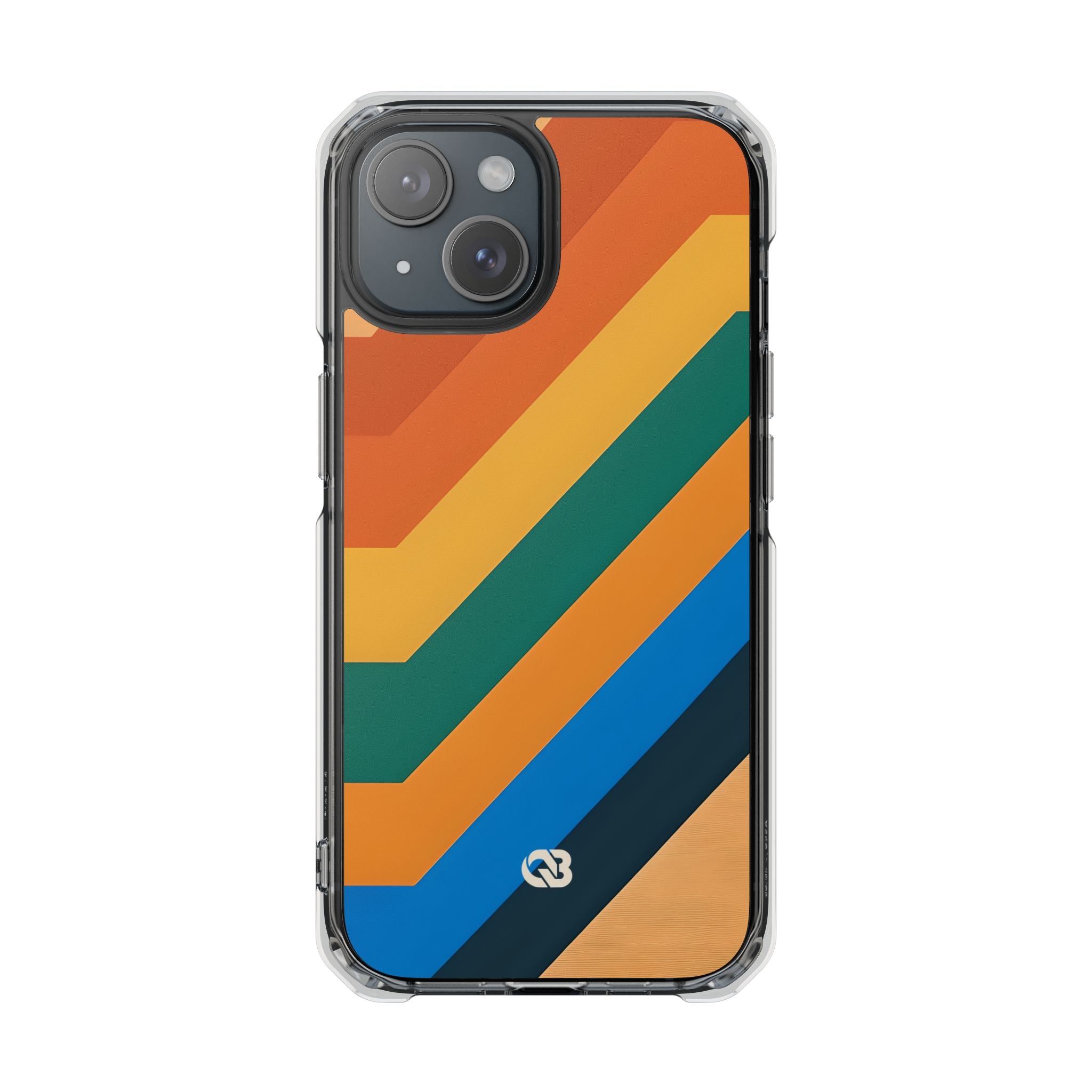 Retro Ridge Lines · Impact Phone Case for iPhone · Magsafe