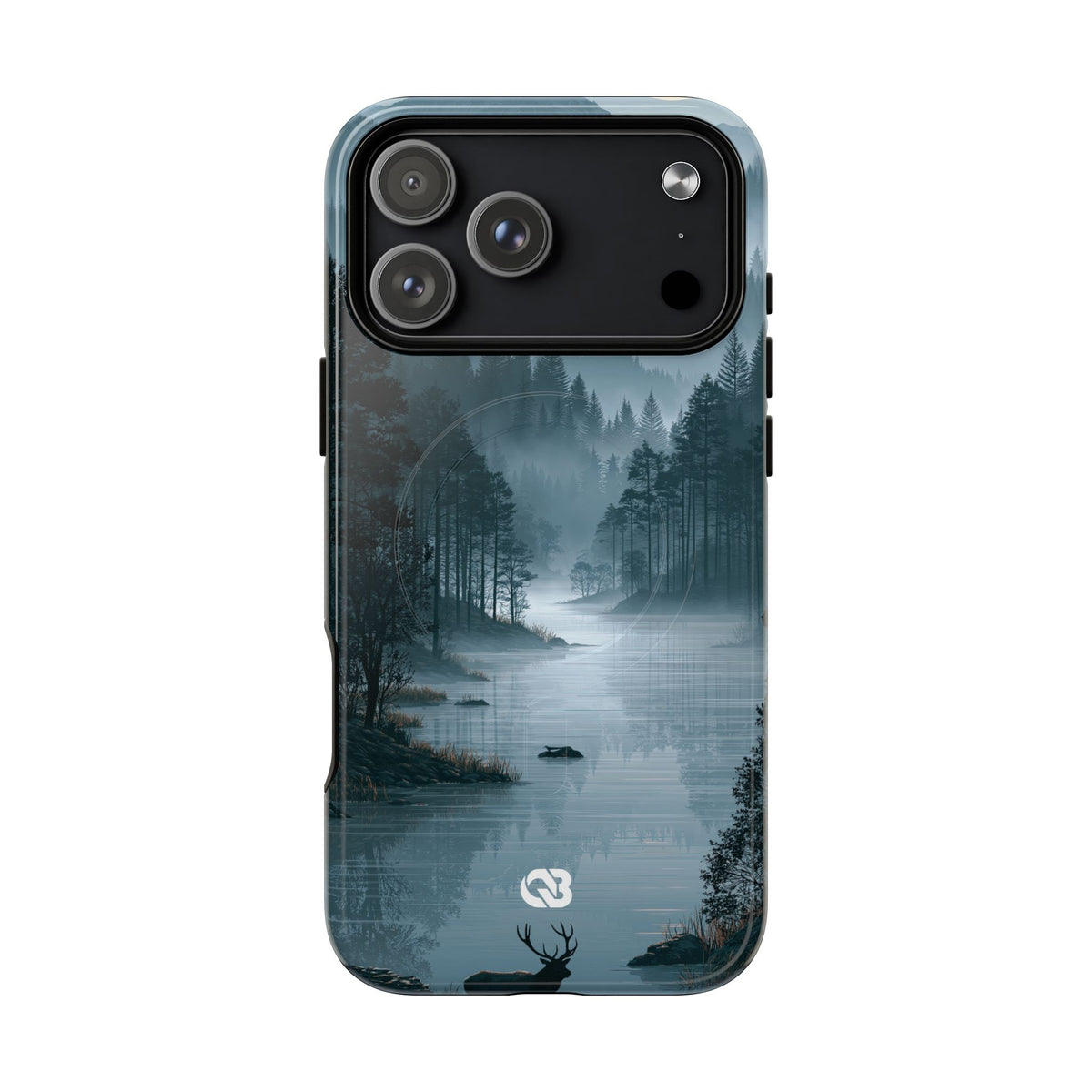 Silent Nordic Fjord · Tough 2.0 Magnetic Phone Case for iPhone · Blue