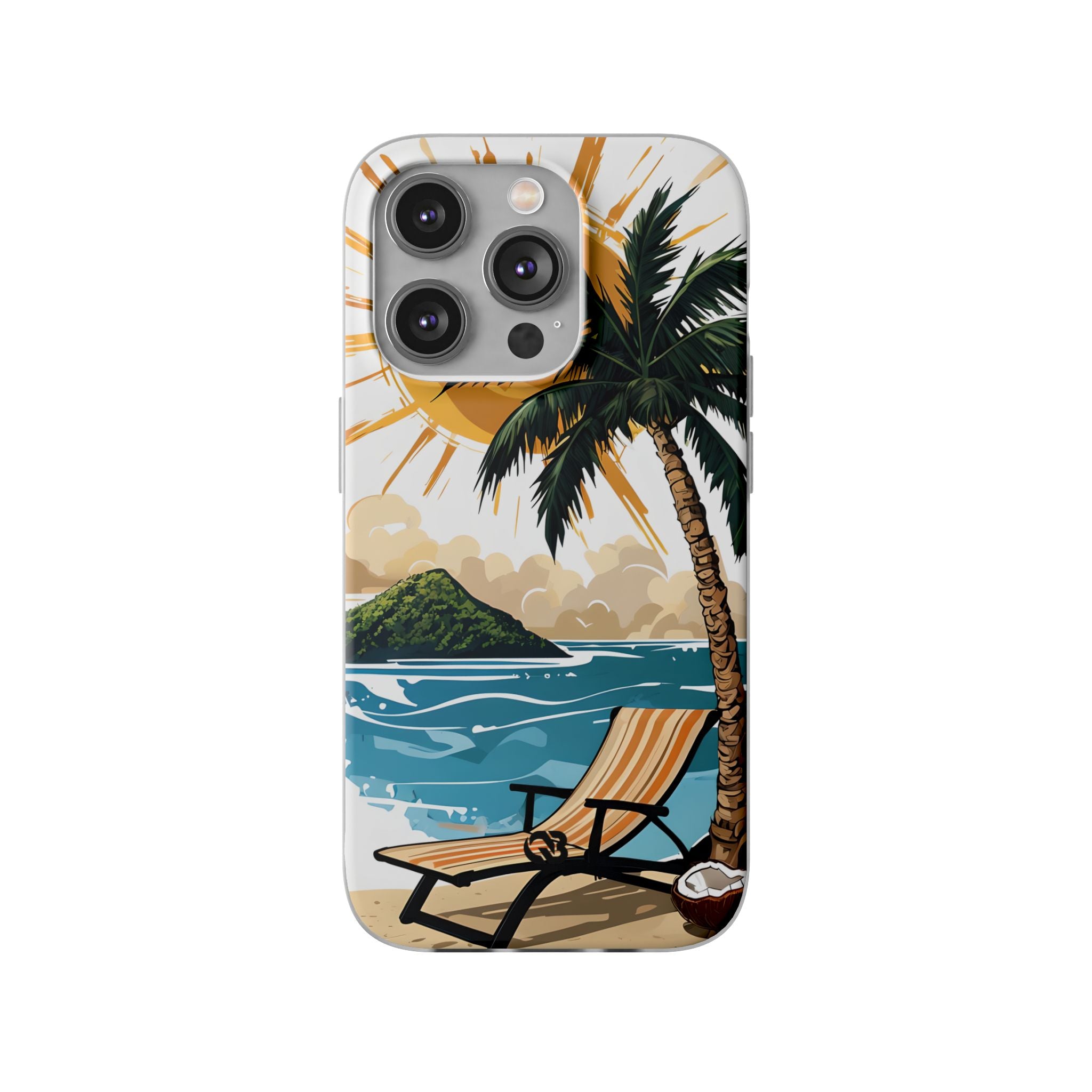 Radiant Coast Solitude · Soft Custodia per iPhone