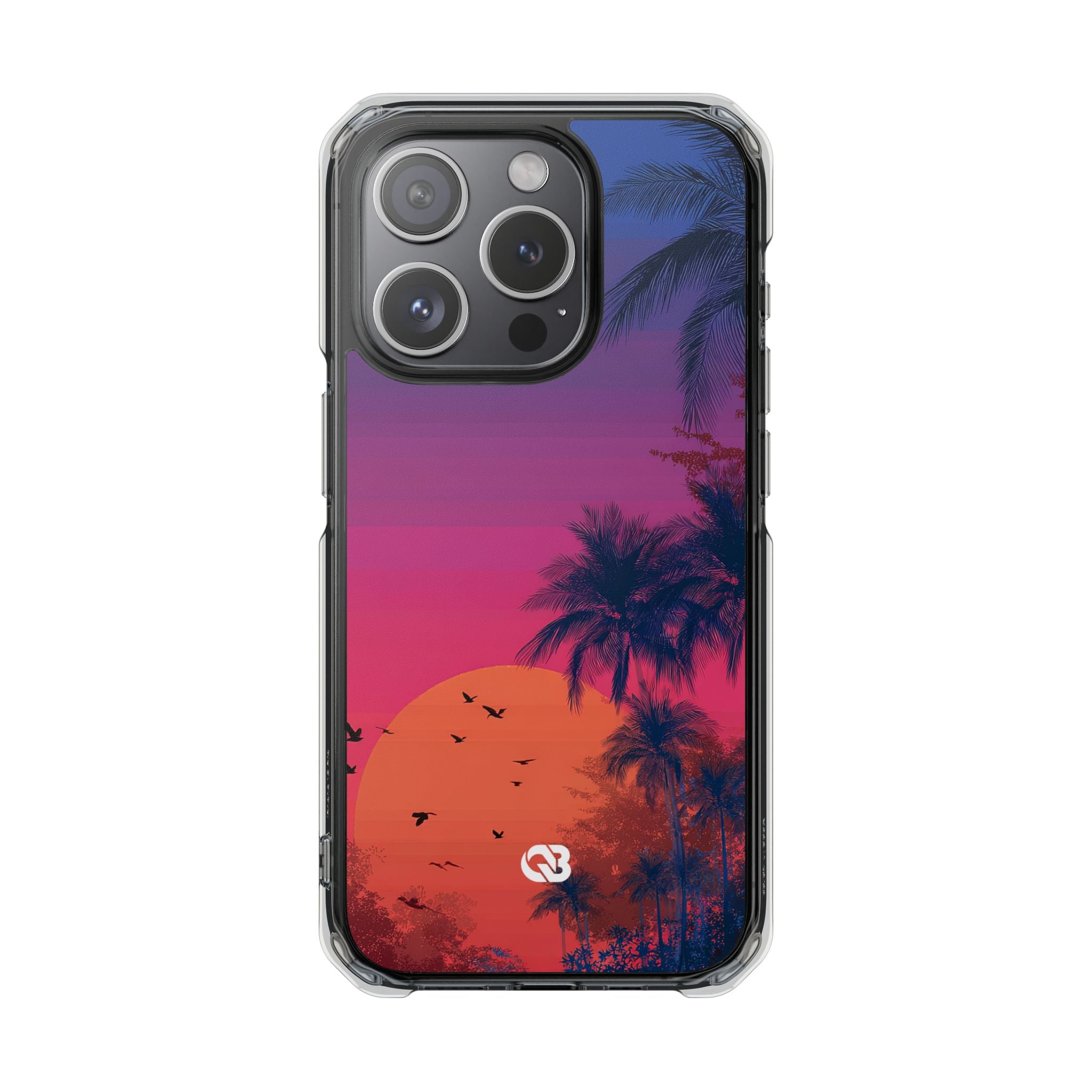 Neon Horizon Palms · Impact Phone Case for iPhone · Magsafe