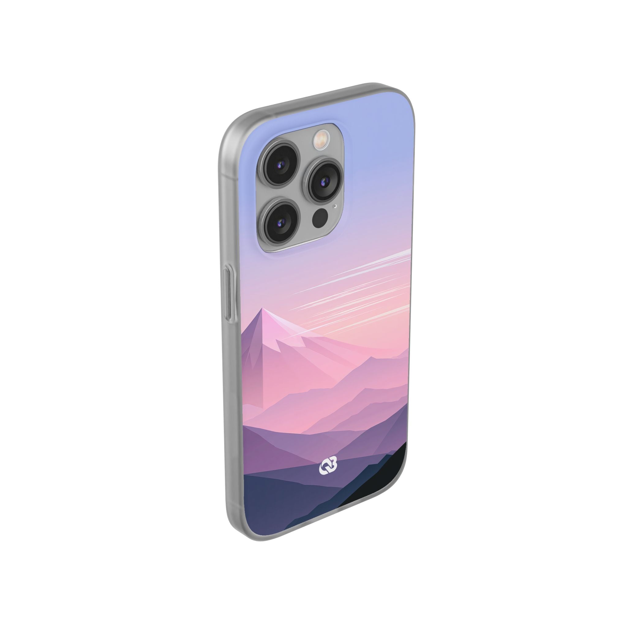 Purple Lite Phone Case for iPhone - Lavender Alpine Dawn