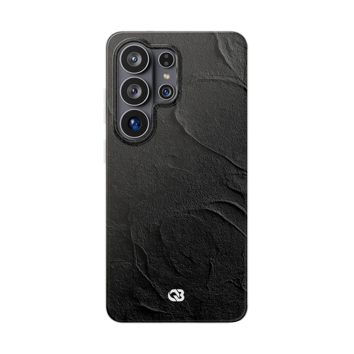 Obsidian Stucco Relief · Lite Phone Case for Samsung · Black