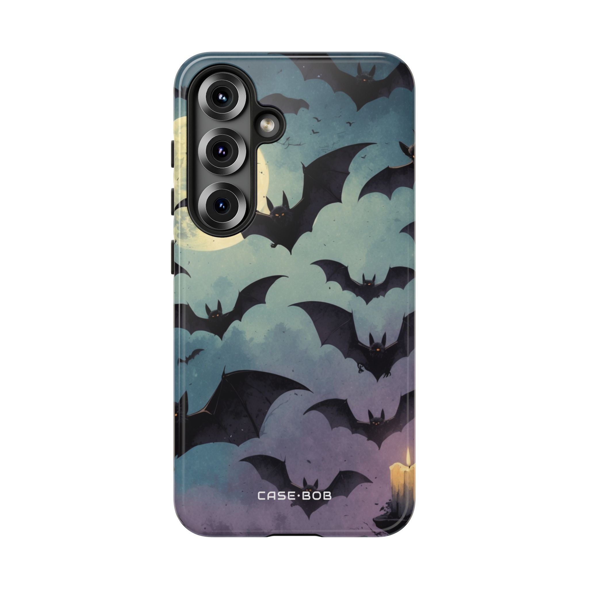Leuchtender Fledermaus-Schwarm Samsung S25 Case - Tough