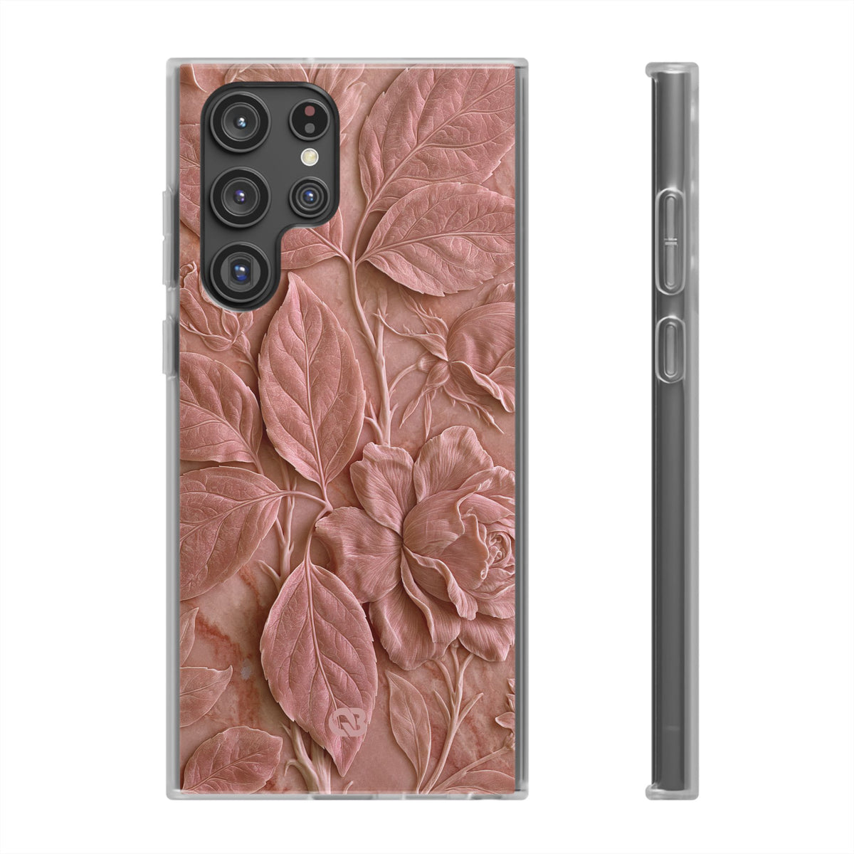 Blush Rose Relief · Lite Phone Case for Samsung · Pink
