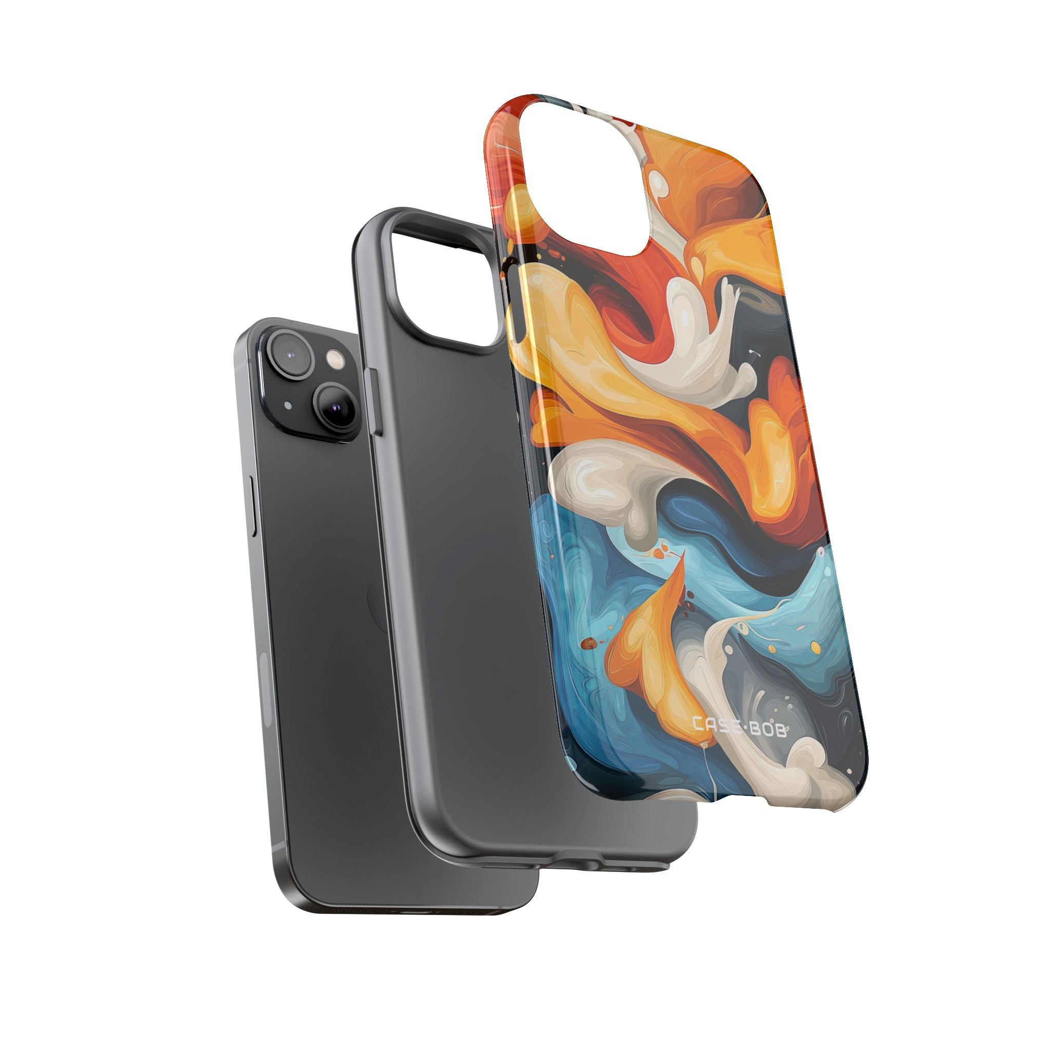 Crimson Ribbon iPhone 14 Plus Case - Tough