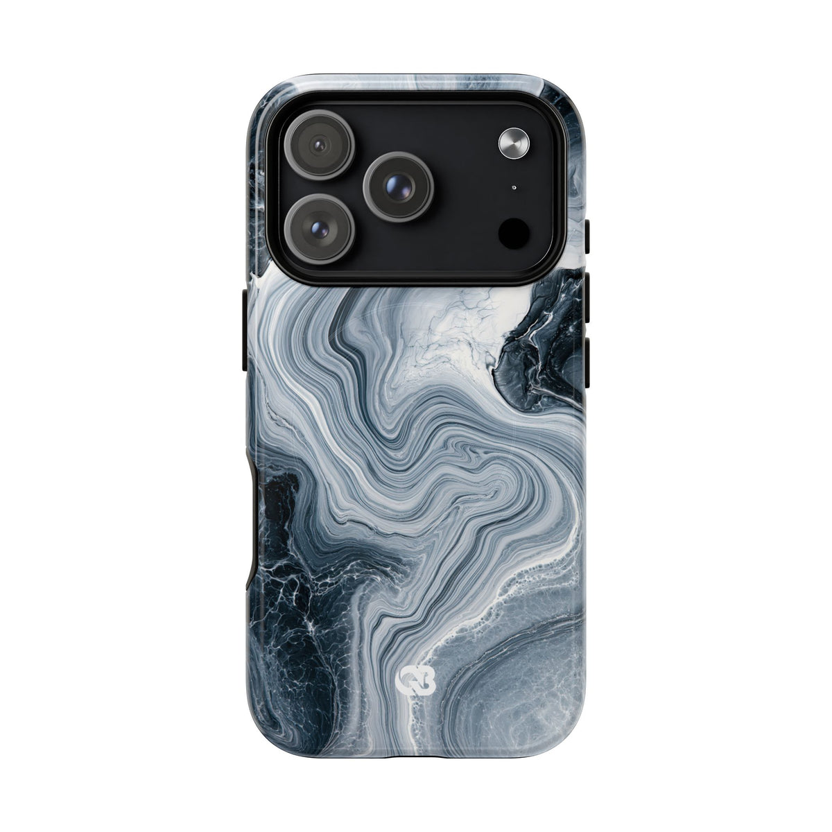 Suminagashi Ink Flow · Tough 2.0 Magnetic Phone Case for iPhone · Grey
